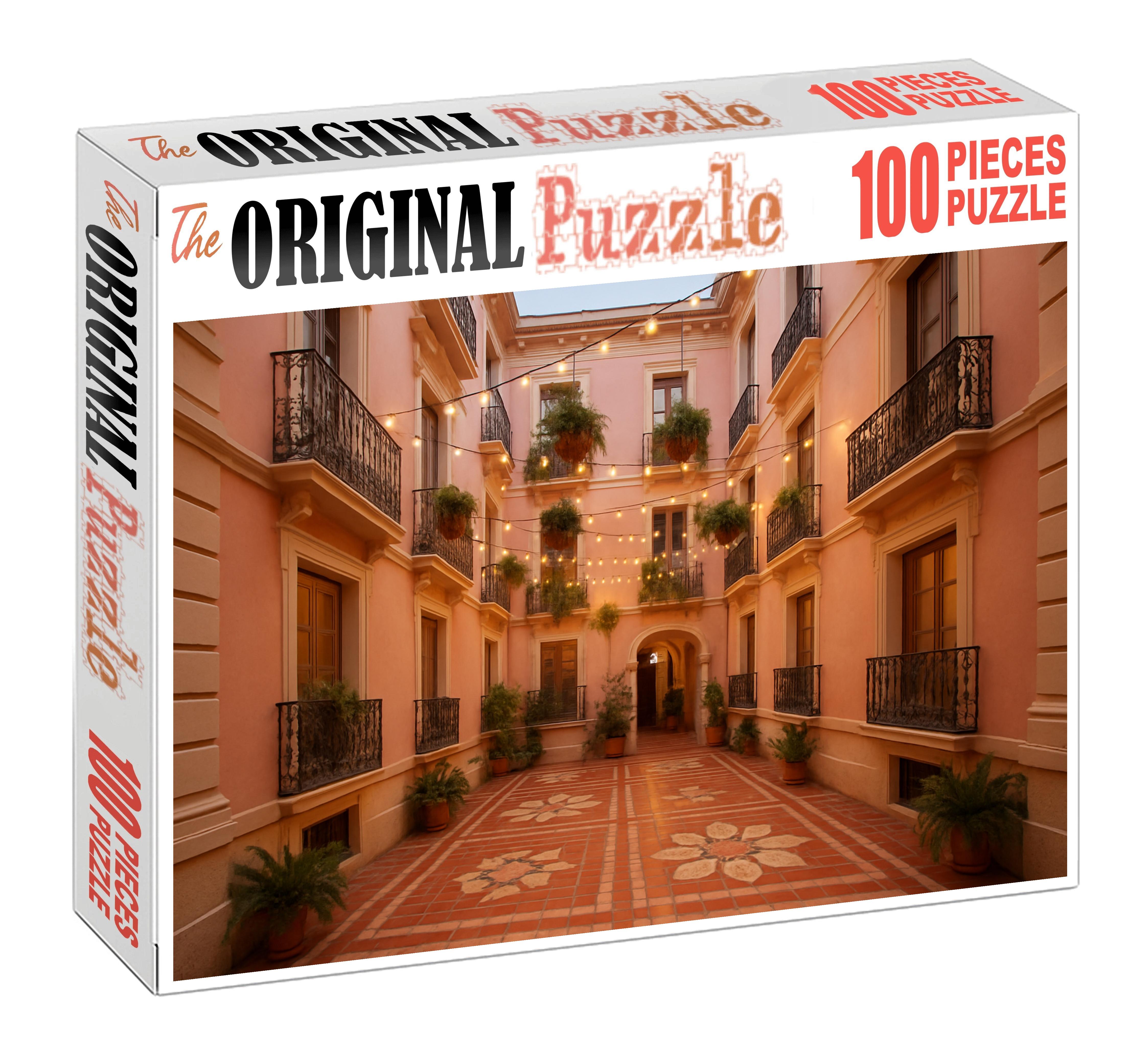 Blush Garden Court 200 Piece Puzzle