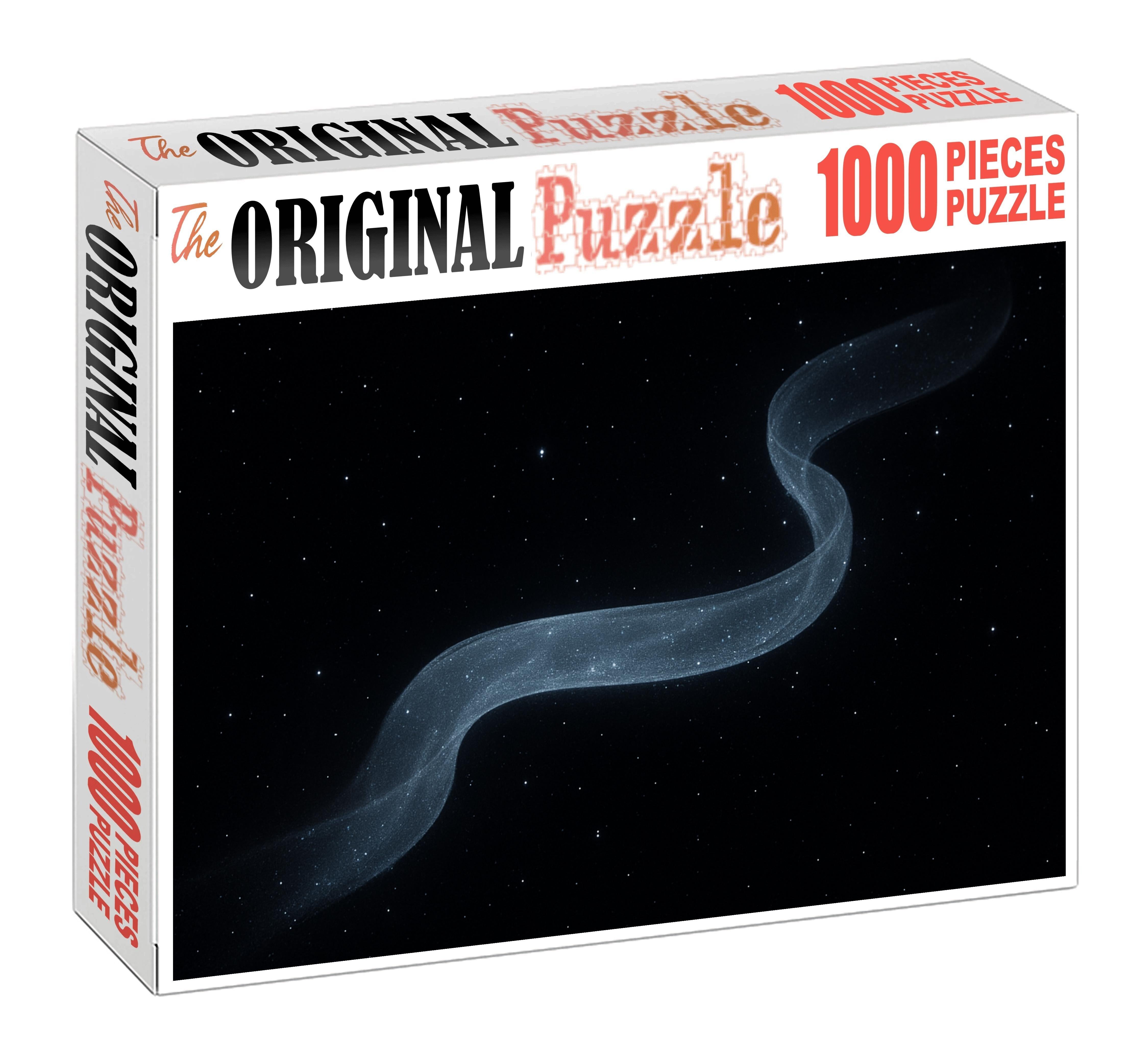 Crystalline Interstellar Ice Stream Unique Puzzle Design