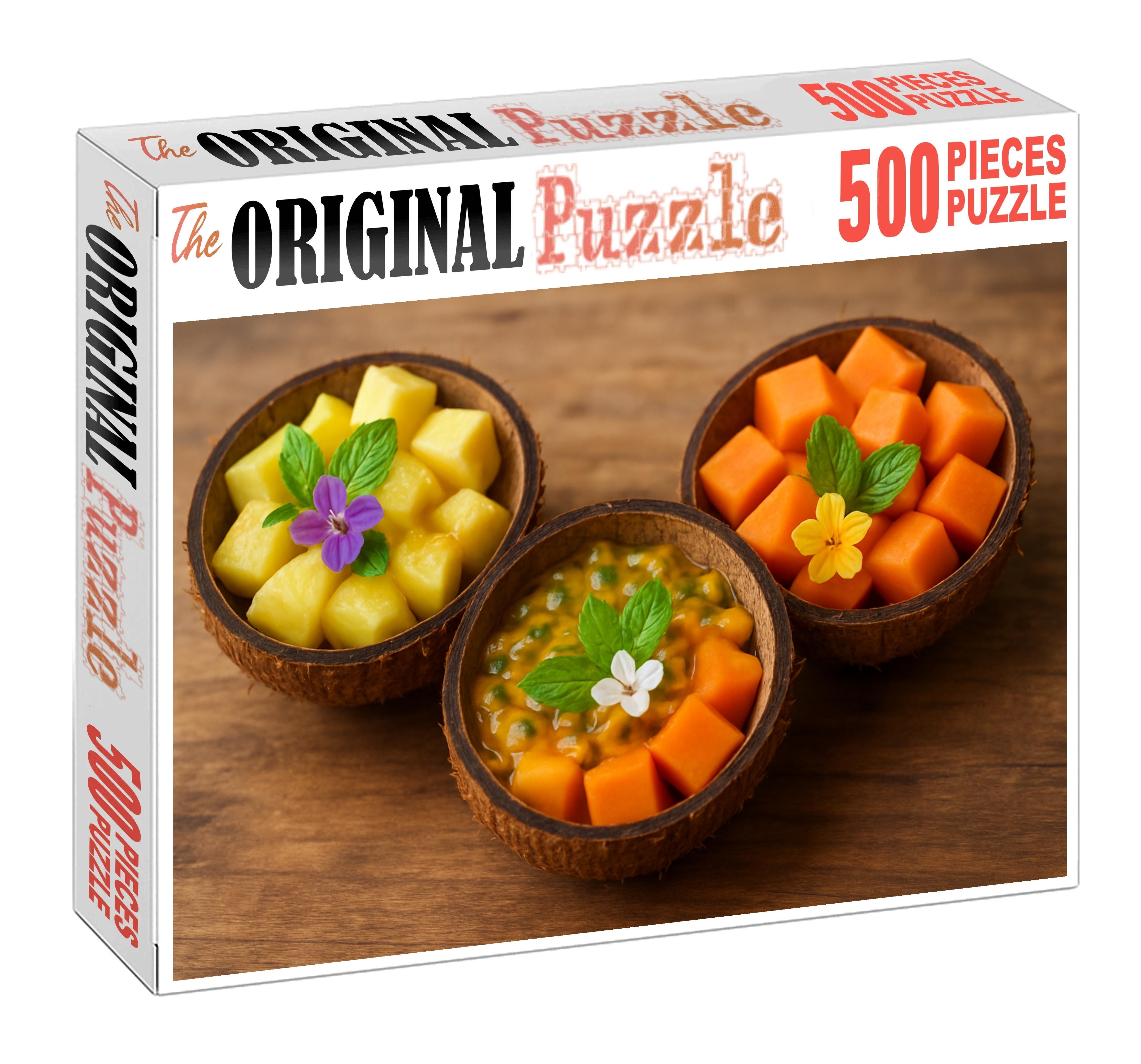 Exotic Fruit Shell Trio 20 Piece Puzzle