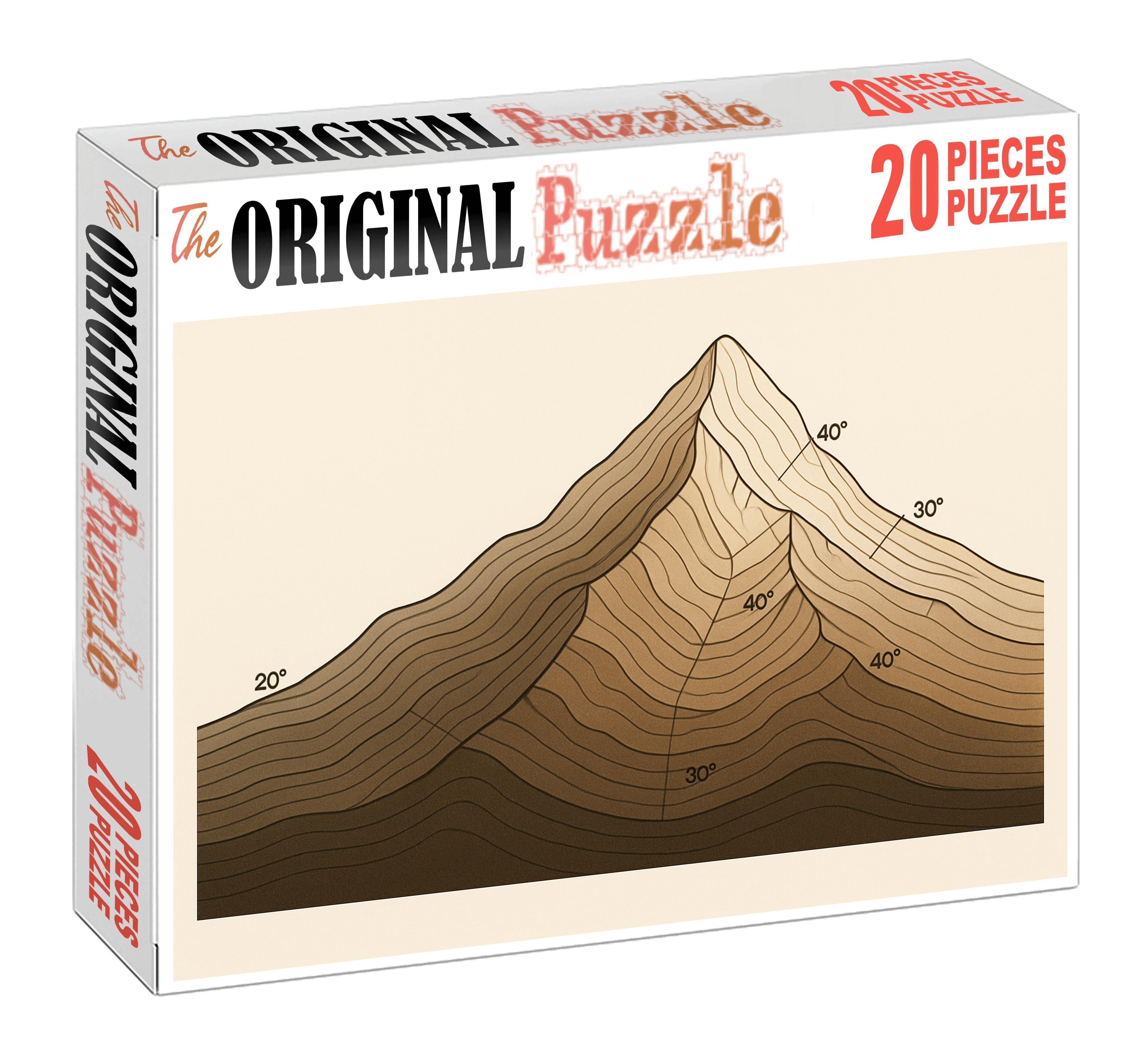 Mountain Pass Elevation Profile Mini Puzzle