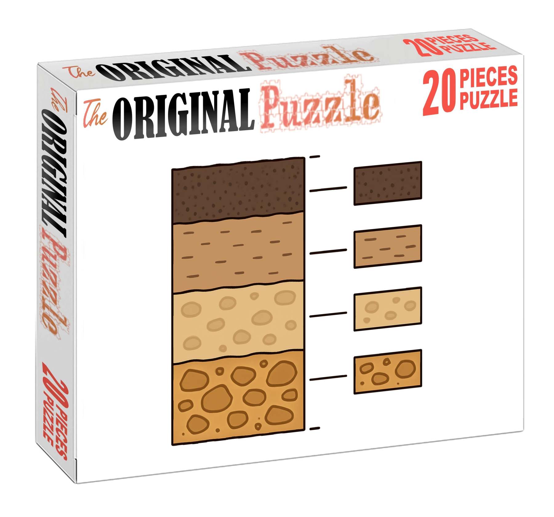 Multi-layer Soil Composition Cross-section 50 Piece Puzzle