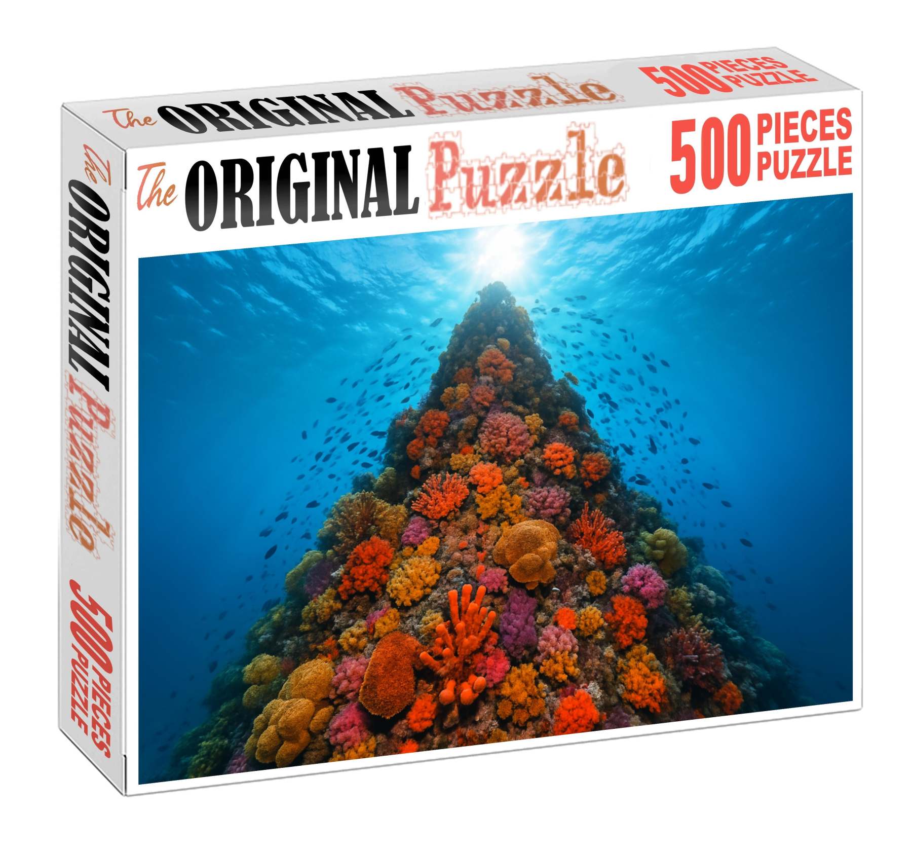 Seamount Summit Gardens Isolated Underwater Volcano Bloom 20 Piece Puzzle