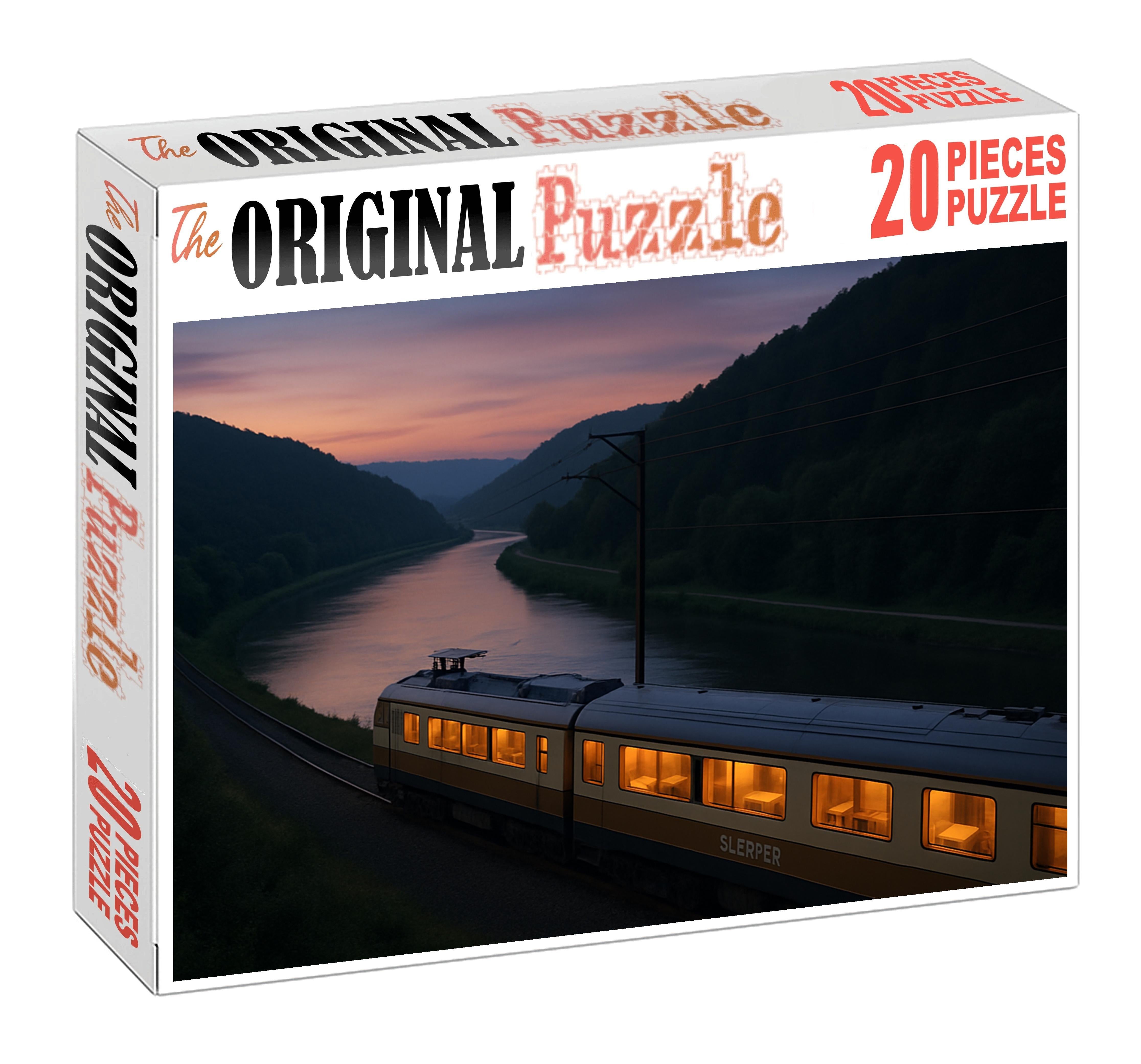 Golden Twilight Sleeper Express Mini Puzzle