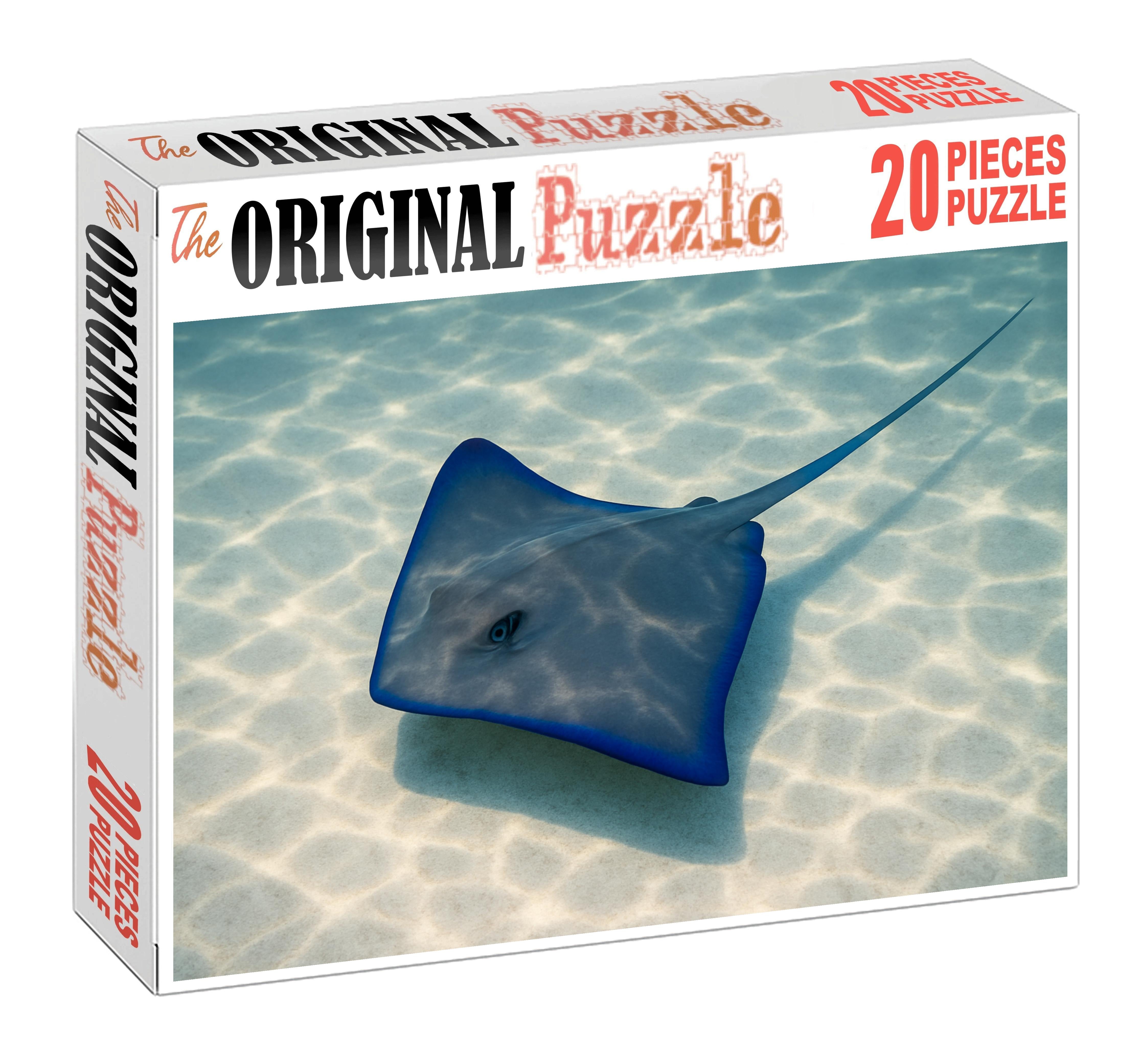 Cerulean Glider Ray Sleek Filter-feeding Marvel 200 Piece Puzzle