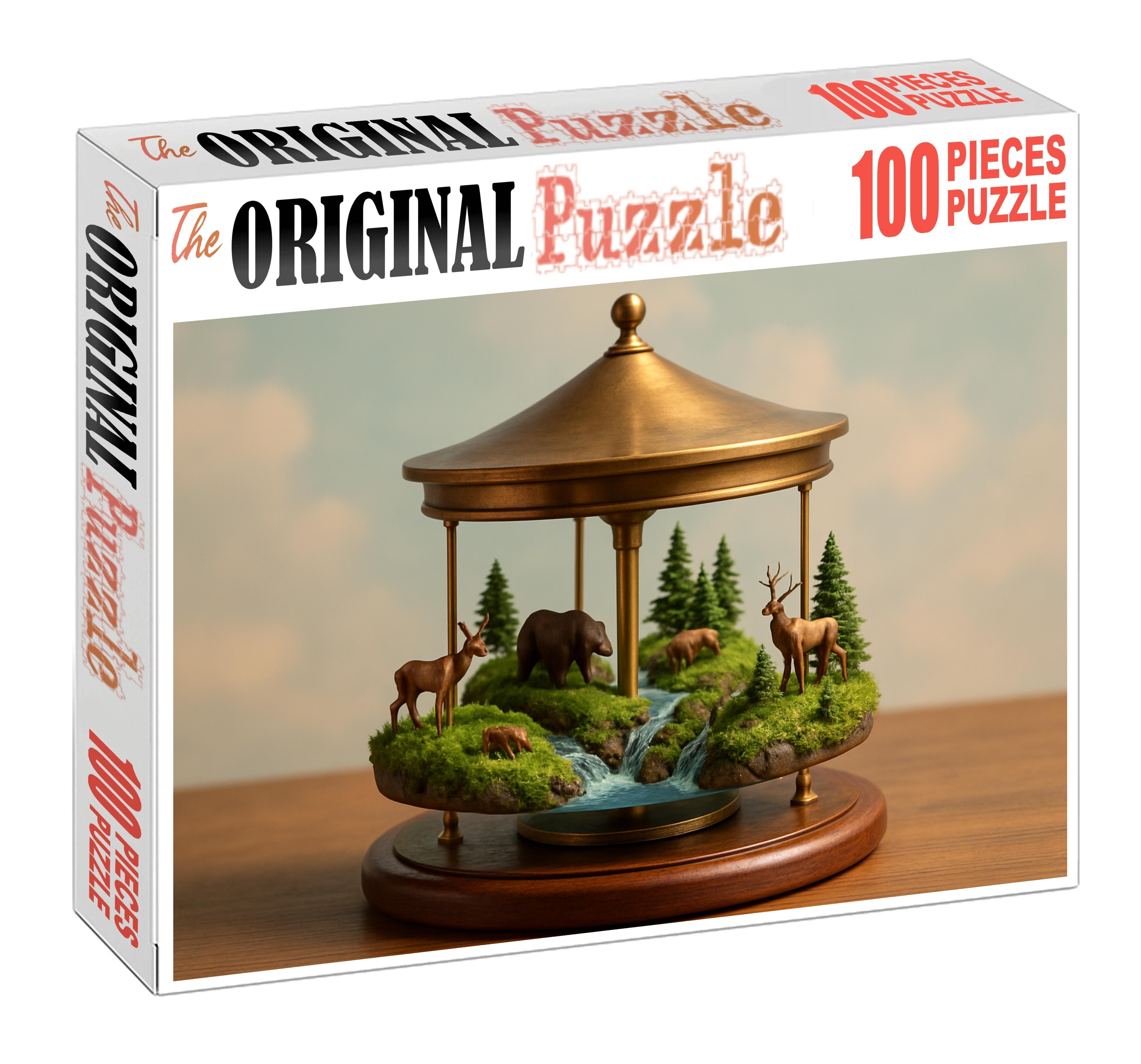 Clockwork Carousel Of Floating Forests 50 Piece Puzzle