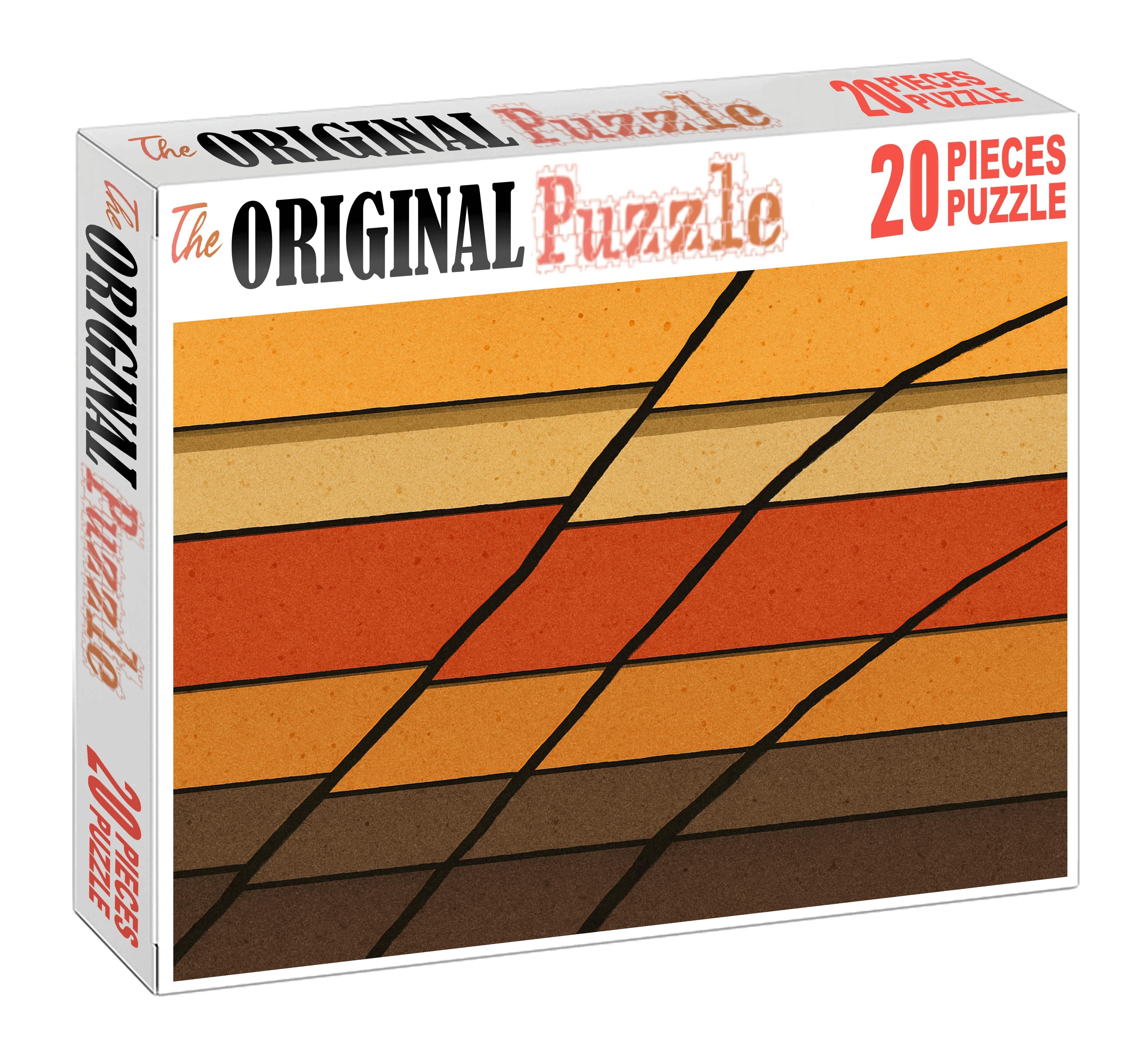 Layered Geological Section Model Premium Puzzle Pieces