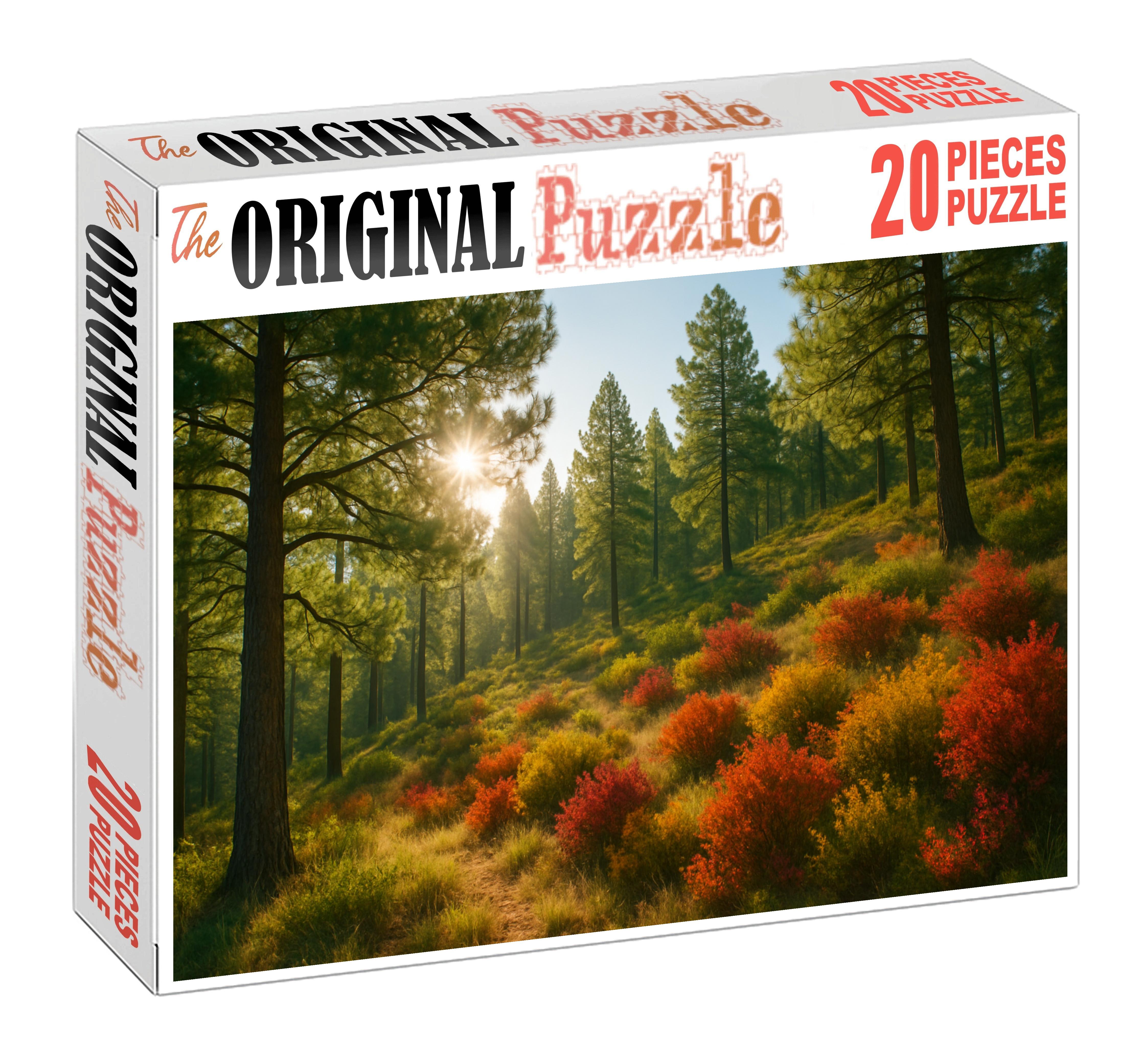 Sun-dappled Ridge Unique Puzzle Design