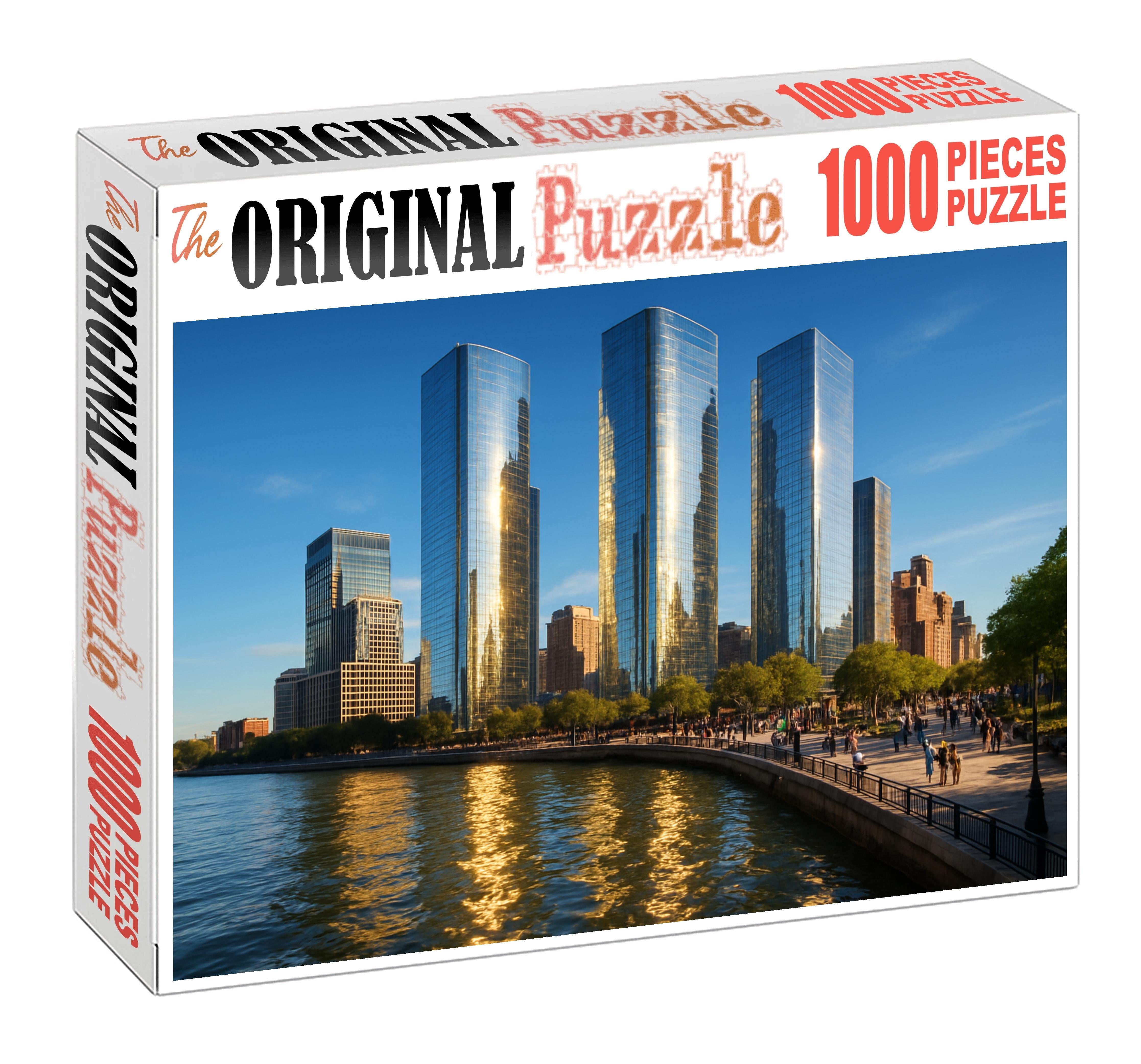 Melbourne Docklands Skyline Contemporary Waterfront Urbanism With Dynamic Geometric Forms Family Puzzles