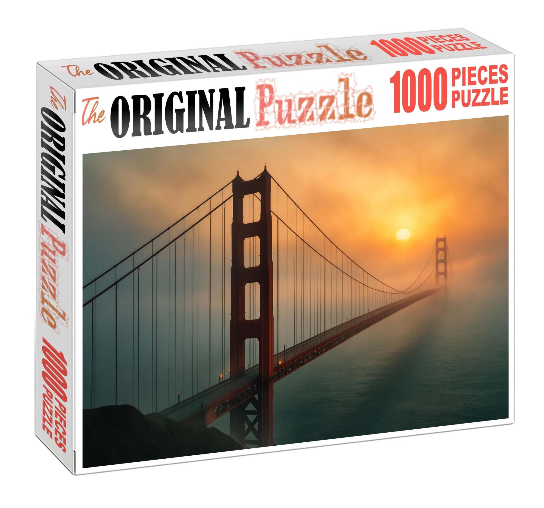 Golden Gate Bridge Located In San Francisco Usa Recognized By 8895 Globally As An Engineering And Cultural Landmark 1000 Piece Puzzle