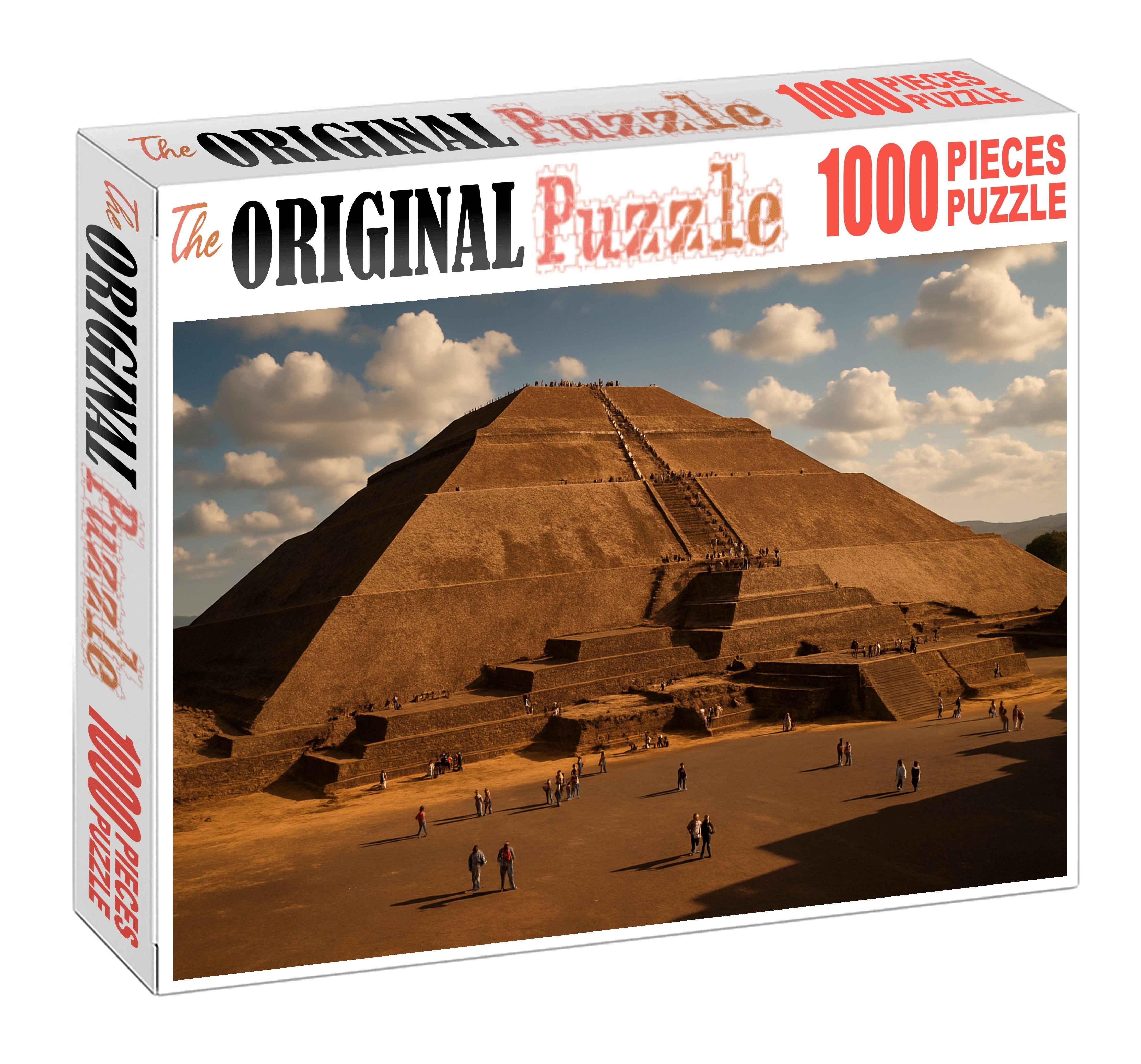 Teotihuacan Pyramid Of The Sun Located Near Mexico City Mexico Recognized By 7620 As A Colossal Ancient Mesoamerican Structure 20 Piece Puzzle