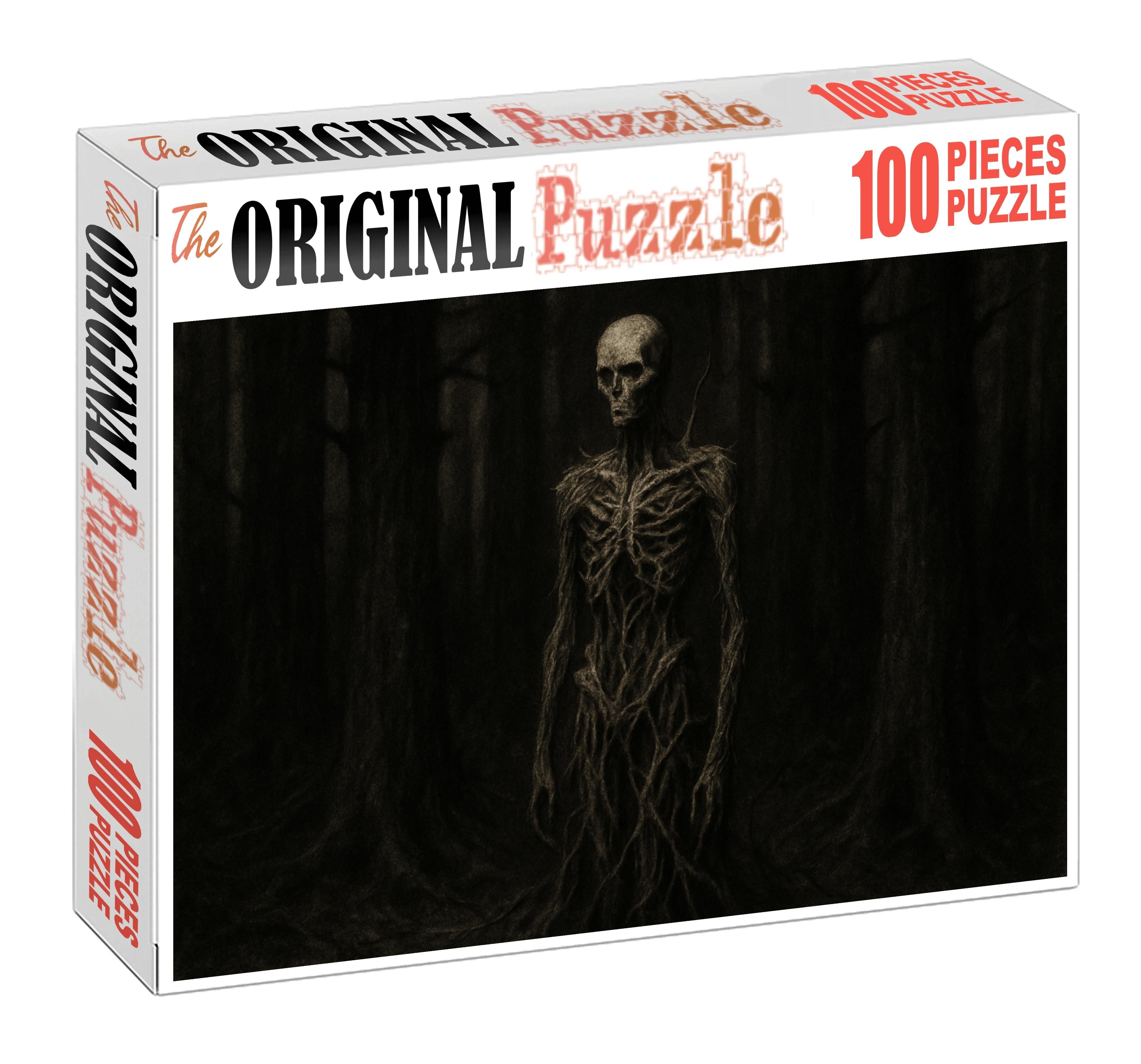 Marrowroot Wendigo Gaunt Forest Spirit With Hollow Bone Growths Large Format Puzzle