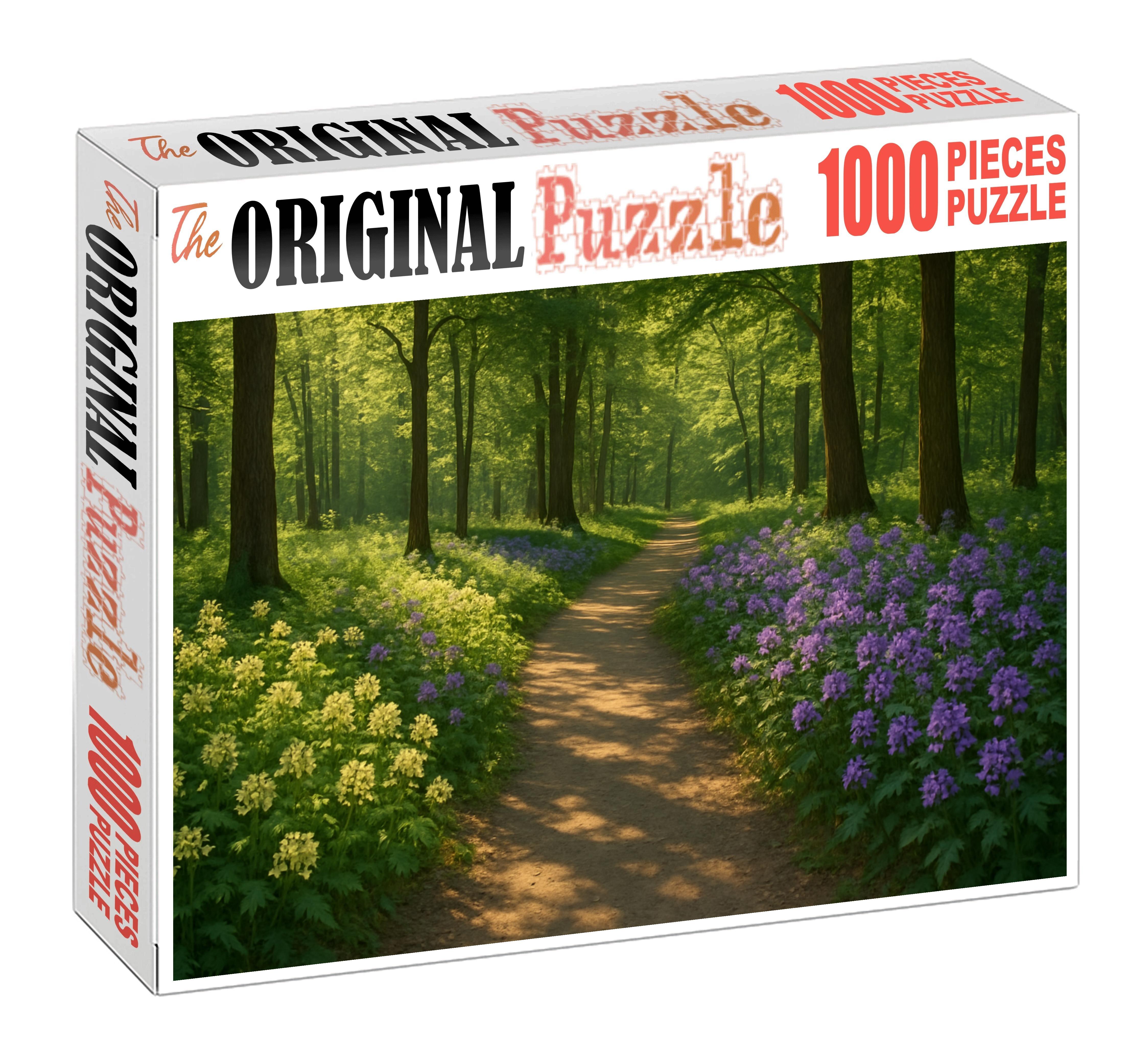 Sun-dappled Woodland Pathway Puzzle Collection