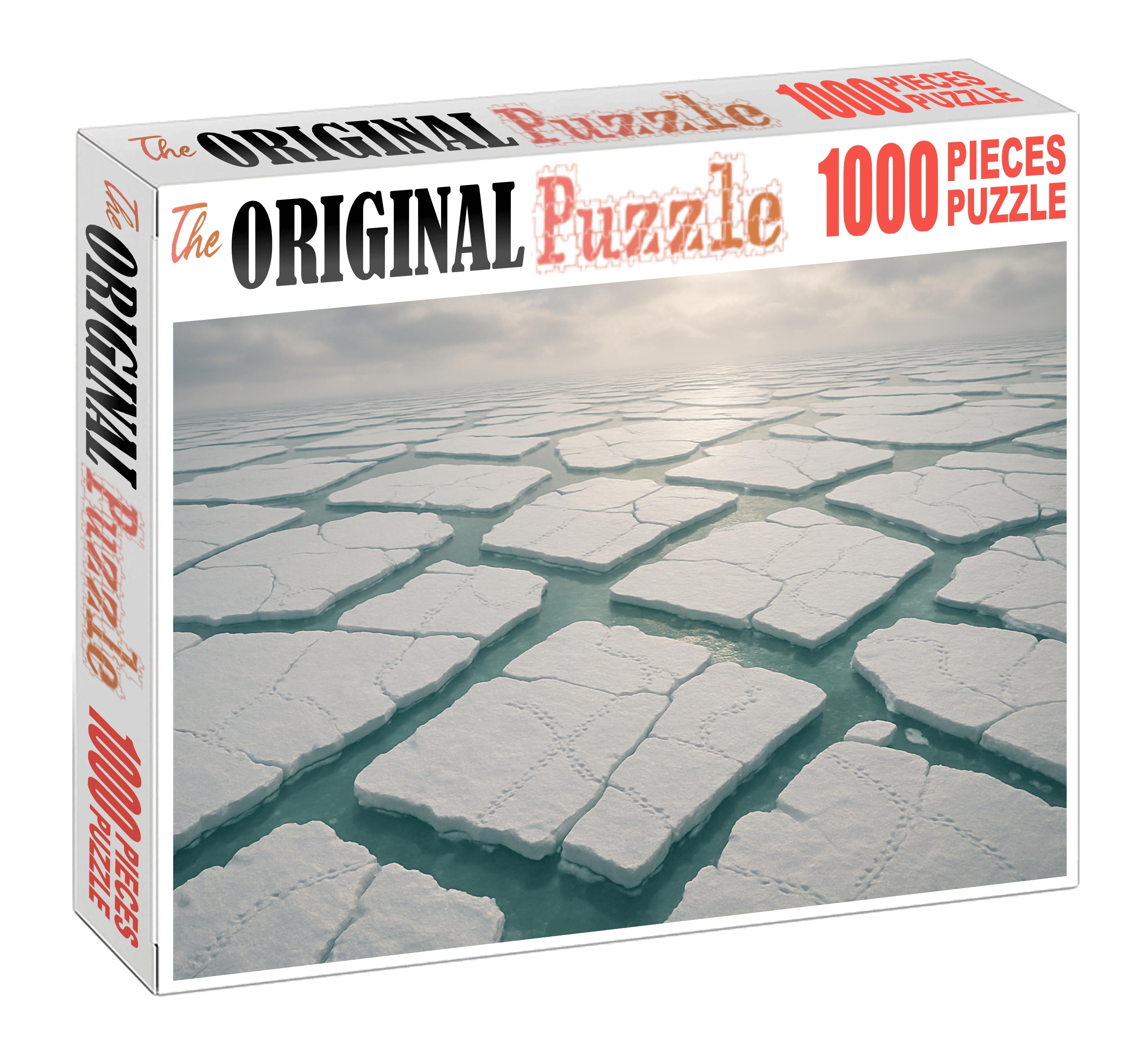 Frosted Ice Floe Edge 100 Piece Puzzle