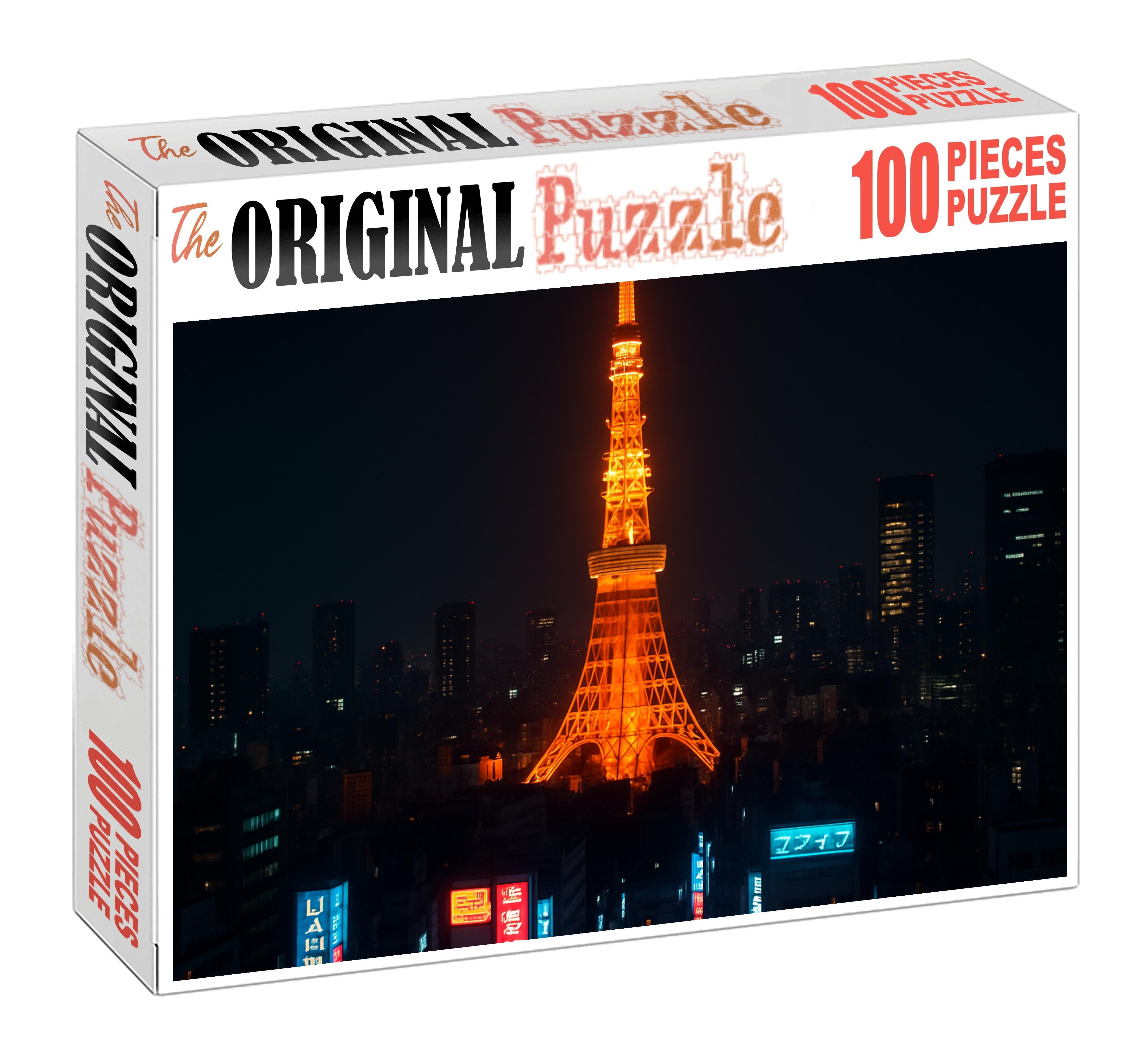 Tokyo Tower Dominating Minato Tokyo Japan Recognized By 6533 Globally As A Symbol Of Postwar Reconstruction And Modern Broadcast Technology Easy Puzzles