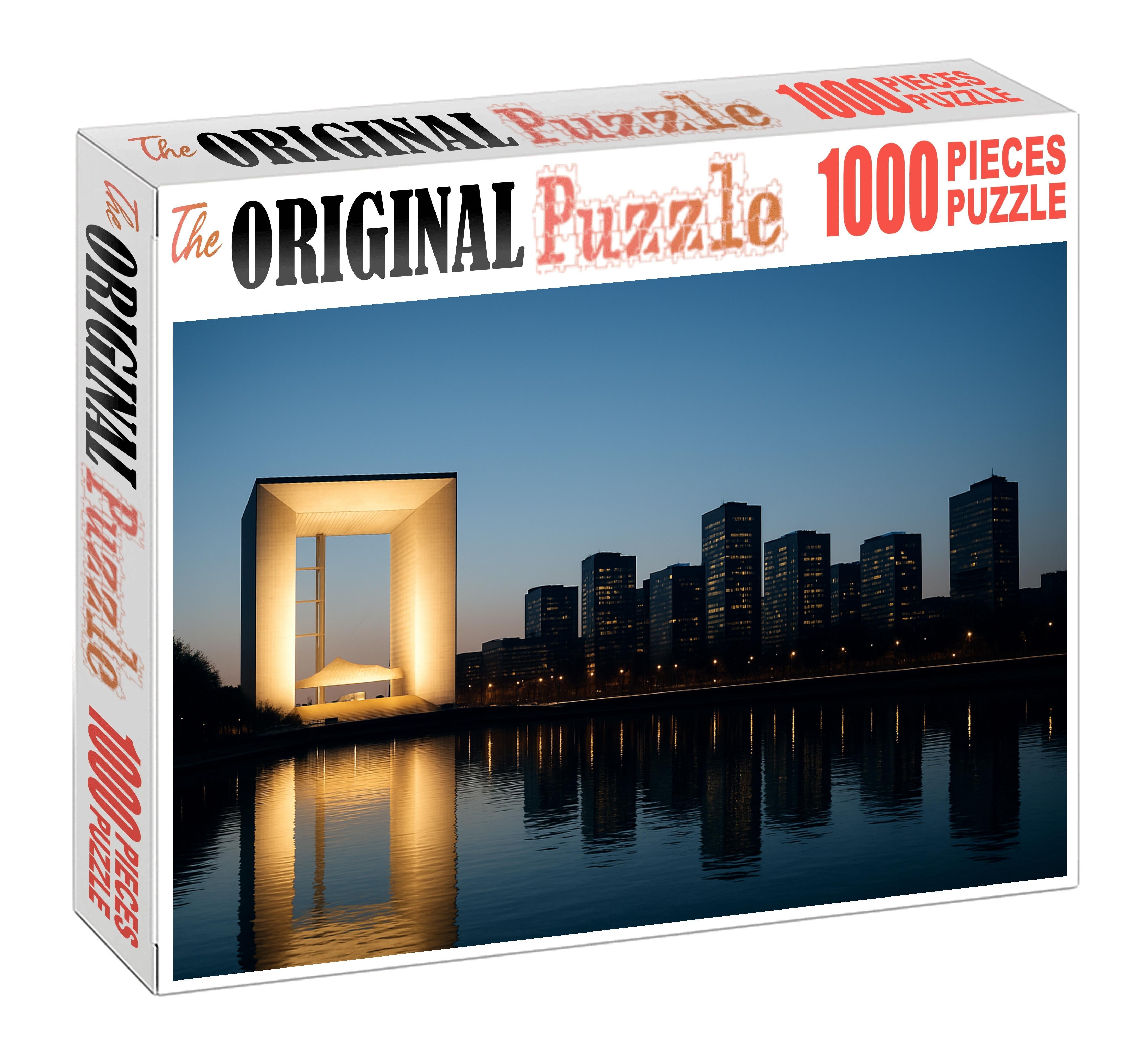 Paris La Dfense Skyline Europe's Leading Business District With Postmodern Skyscrapers 300 Piece Puzzle