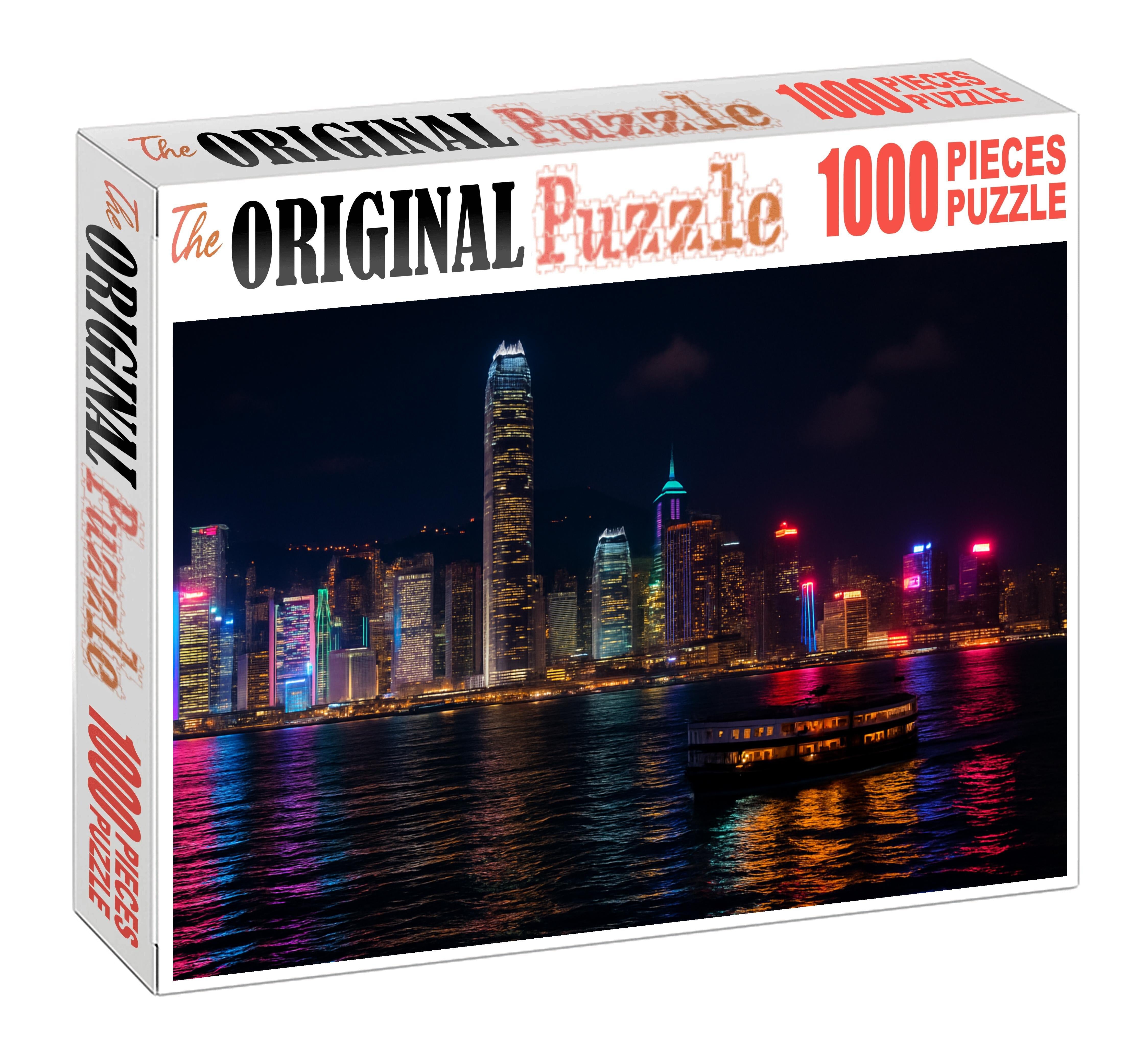 Hong Kong Island Skyline Frequently Ranked As The Worlds Most Photographed Urban Silhouette 200 Piece Puzzle