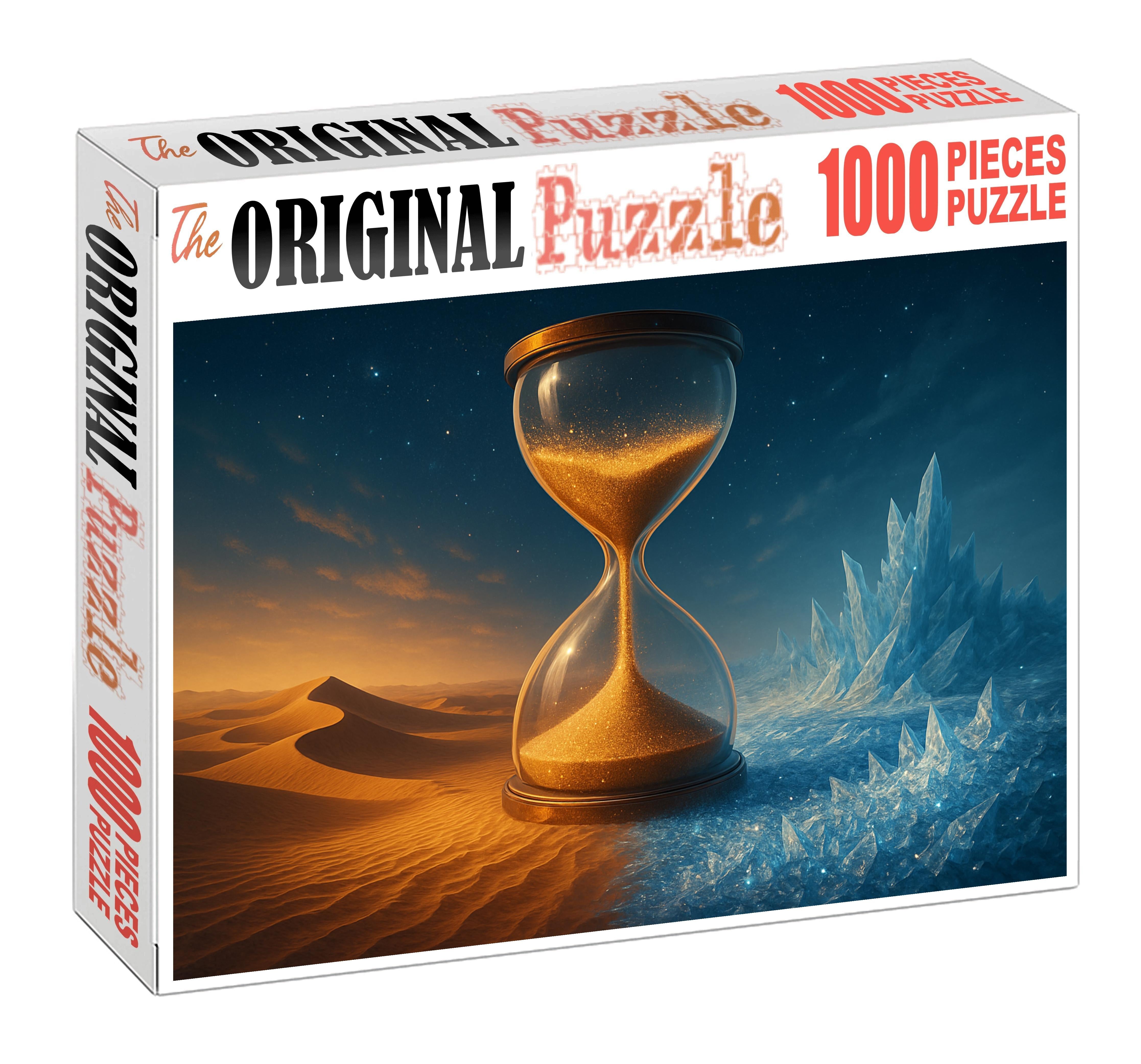 Crystal Hourglass Horizon Sands Flowing Backward Through Time Puzzle Fun