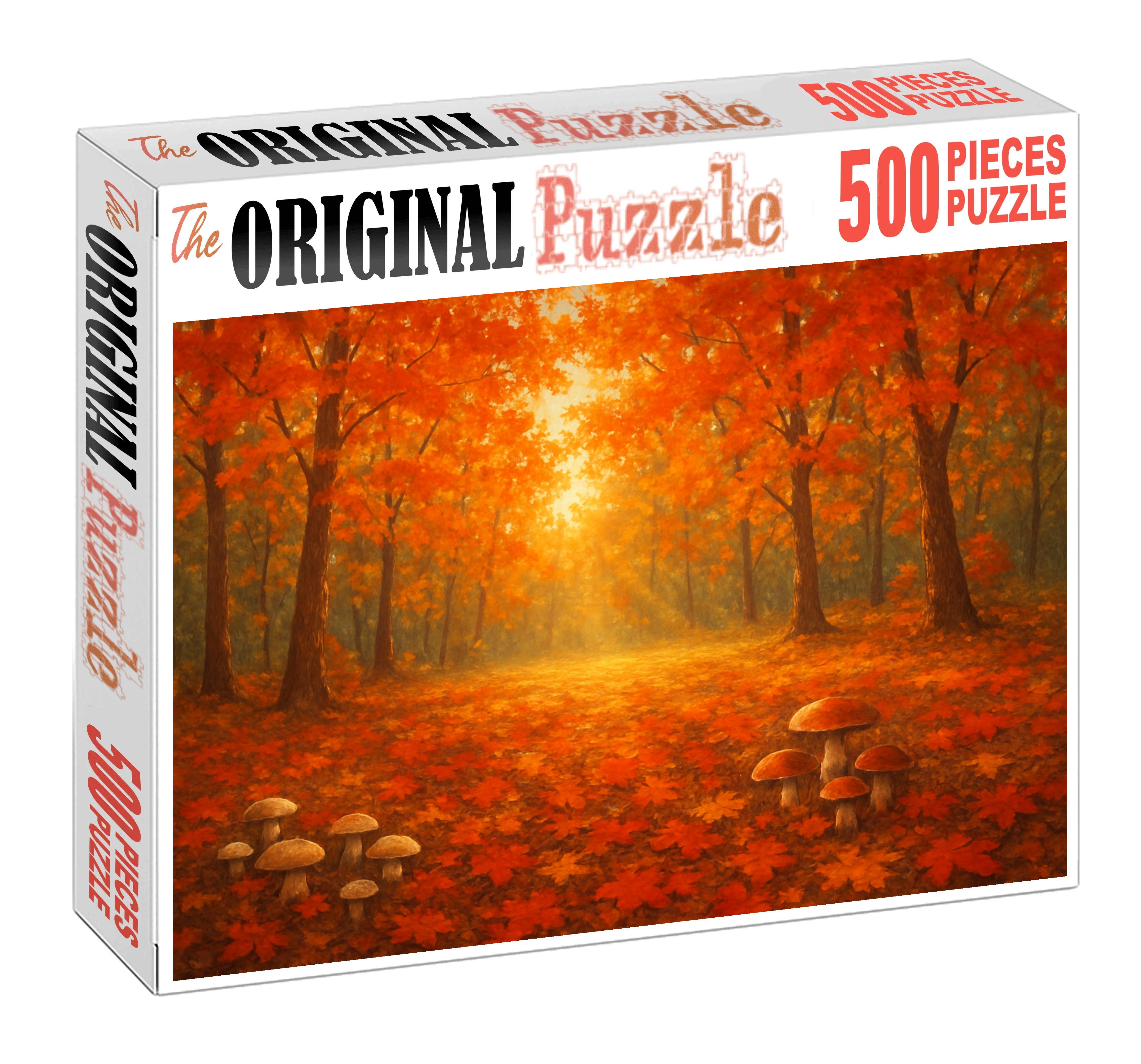 Crimson Leaf Clearing 500 Piece Puzzle