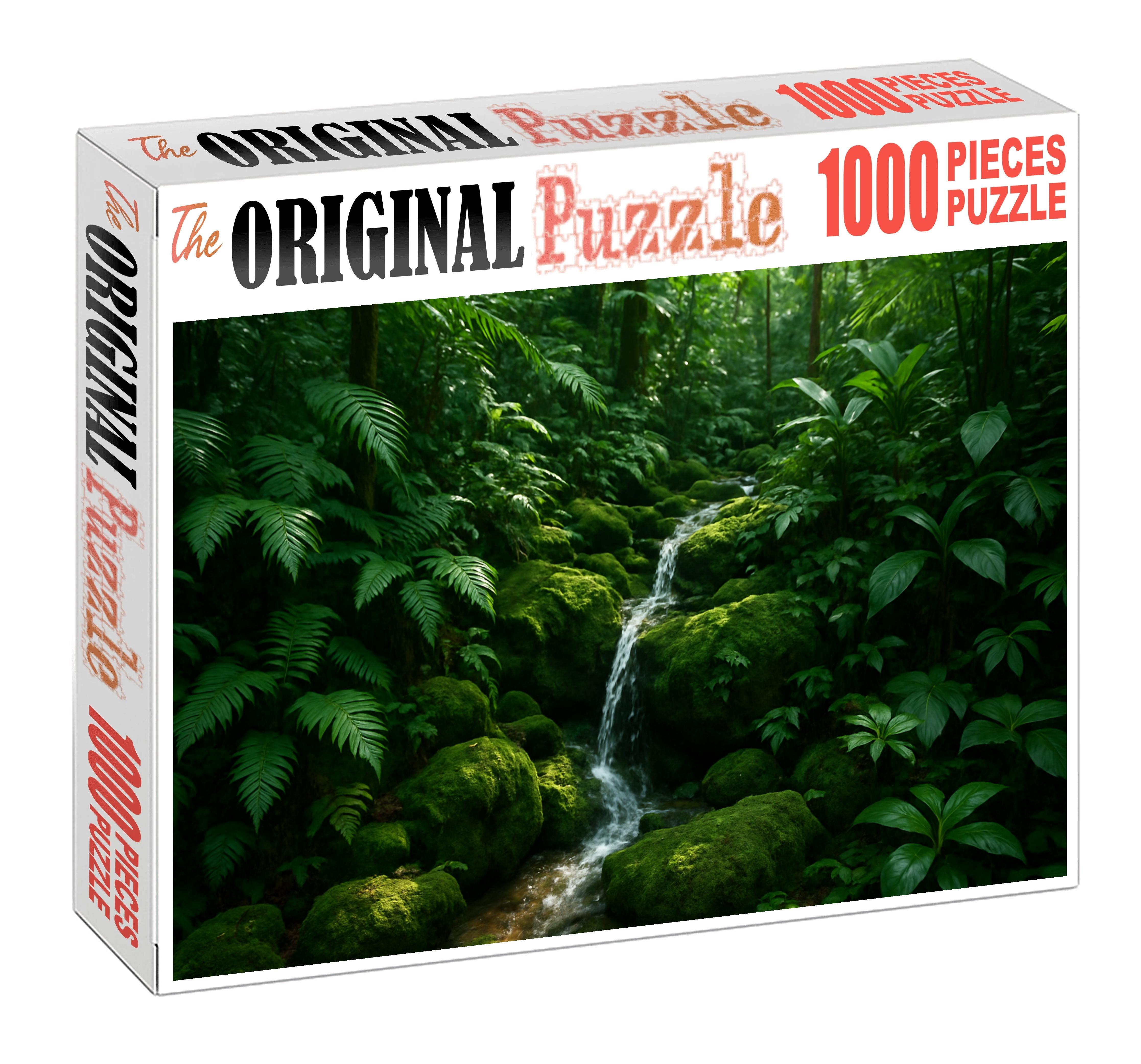 Verdant Ribbon Cascade 100 Piece Puzzle