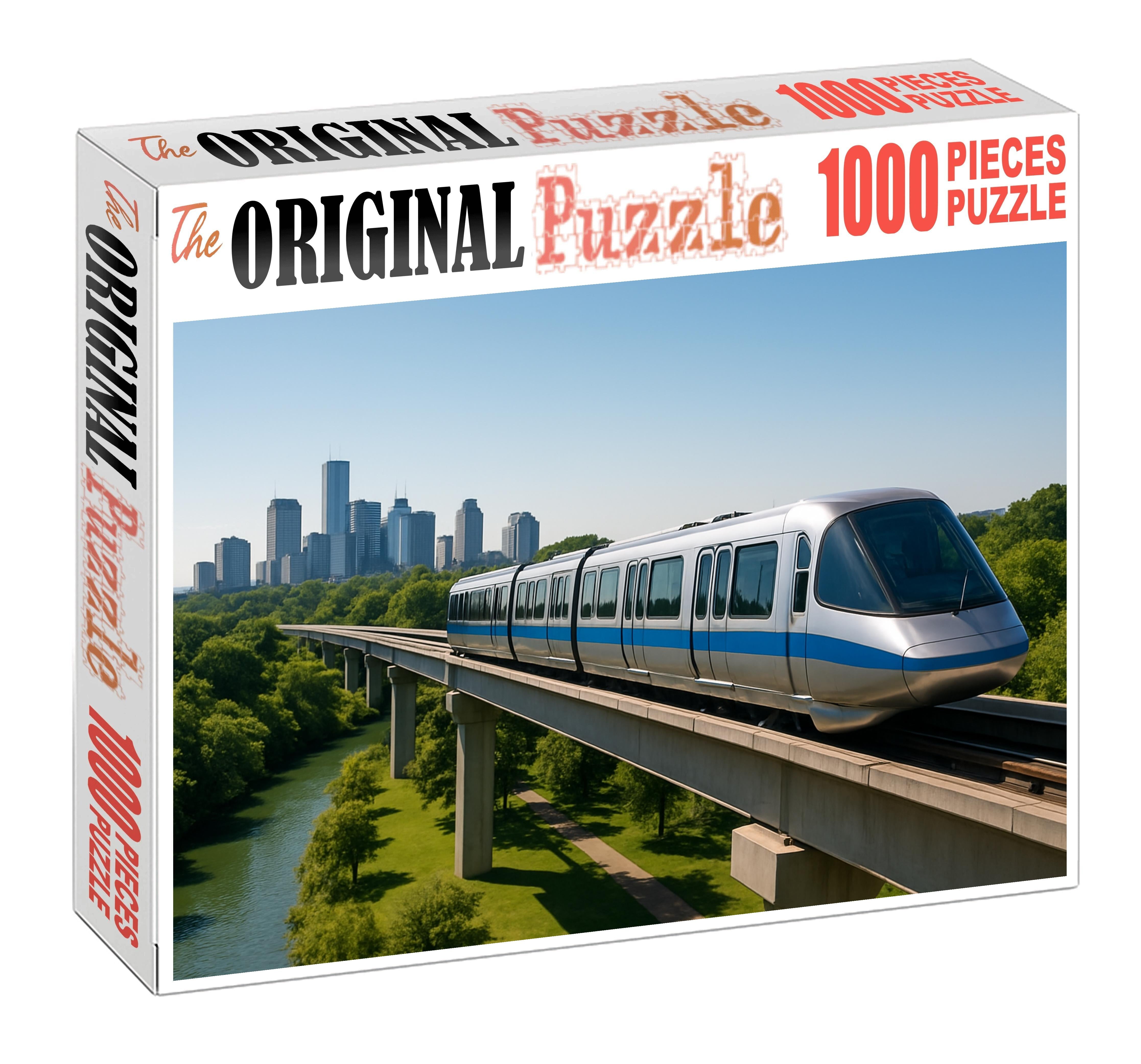 Silver Streamliner Monorail Challenging Puzzles
