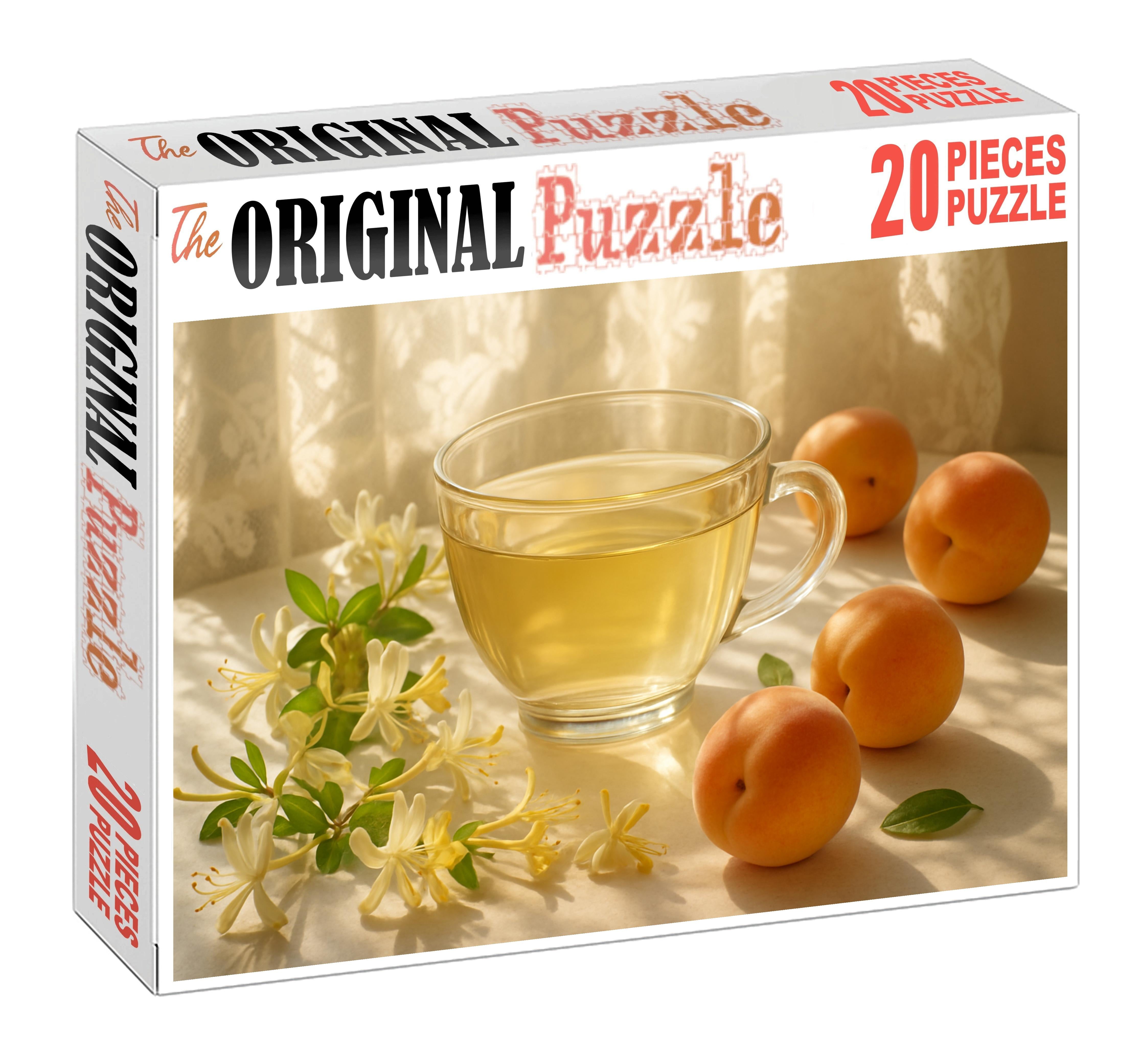 Luminous Garden Delicate White Tea With Apricot And Honeysuckle 200 Piece Puzzle
