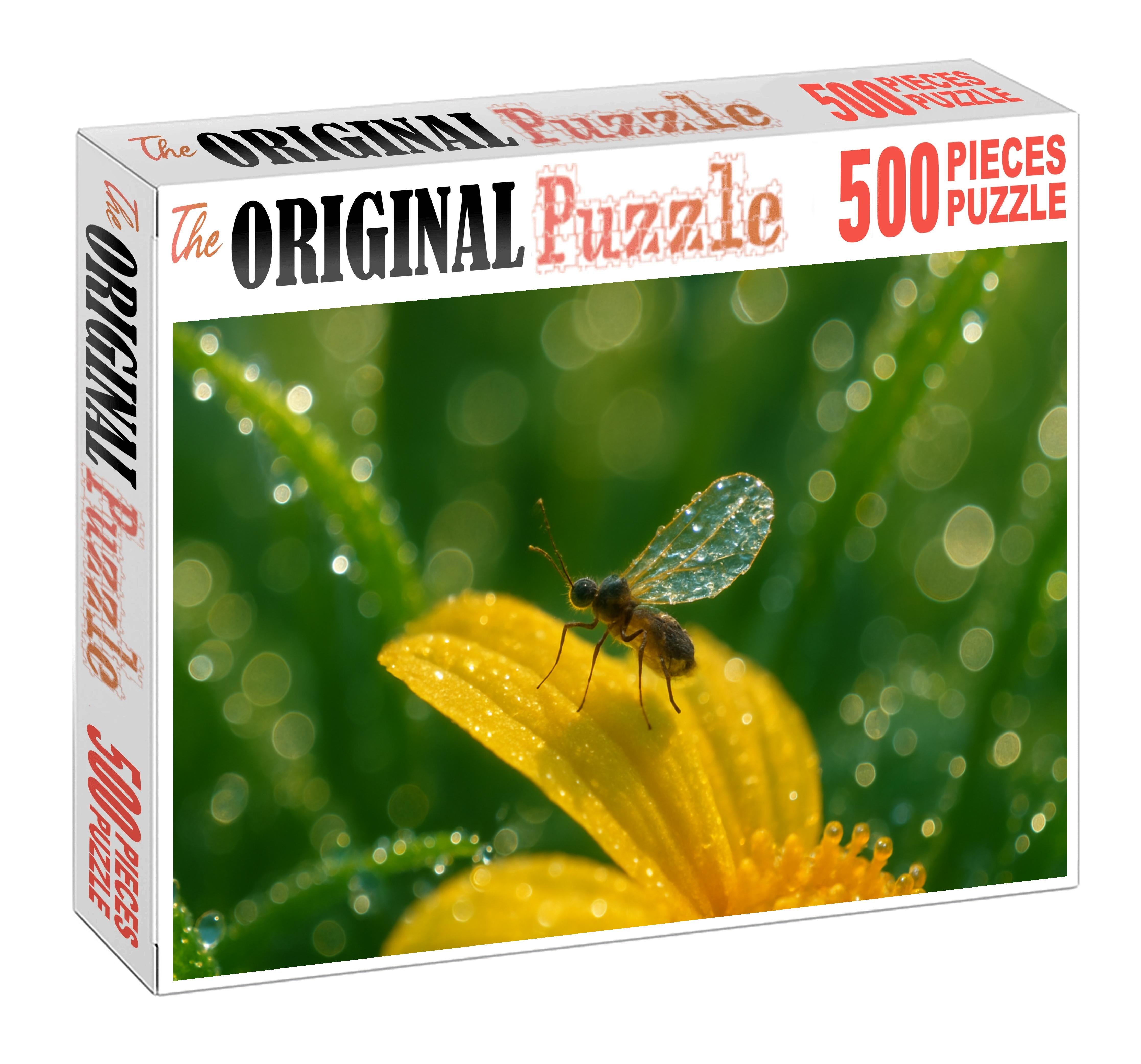 Crystal Featherwing Minute Insect With Transparent Wings Sparkling Like Glass 100 Piece Puzzle