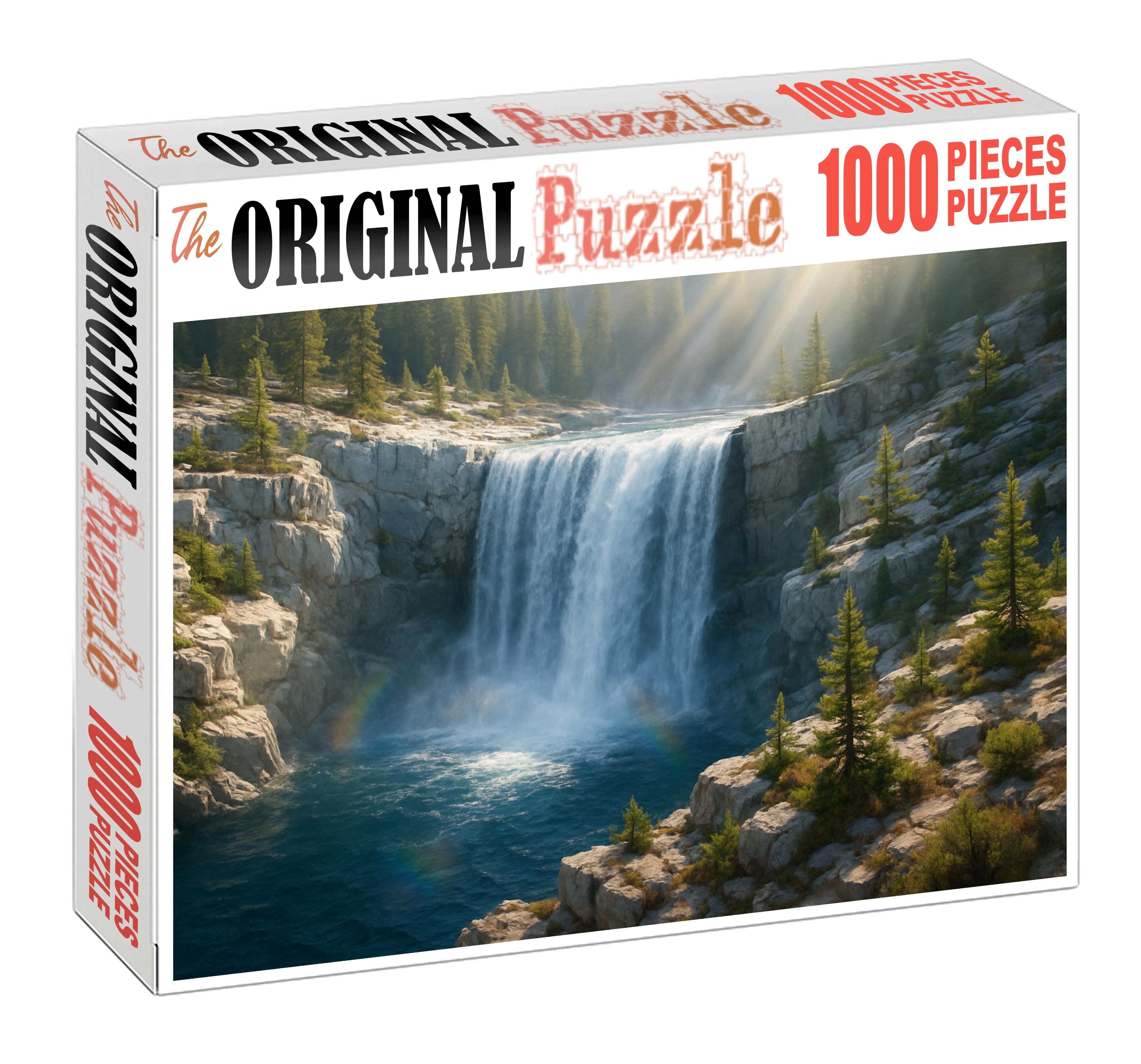 Shimmering Quartzfall Large Format Puzzle