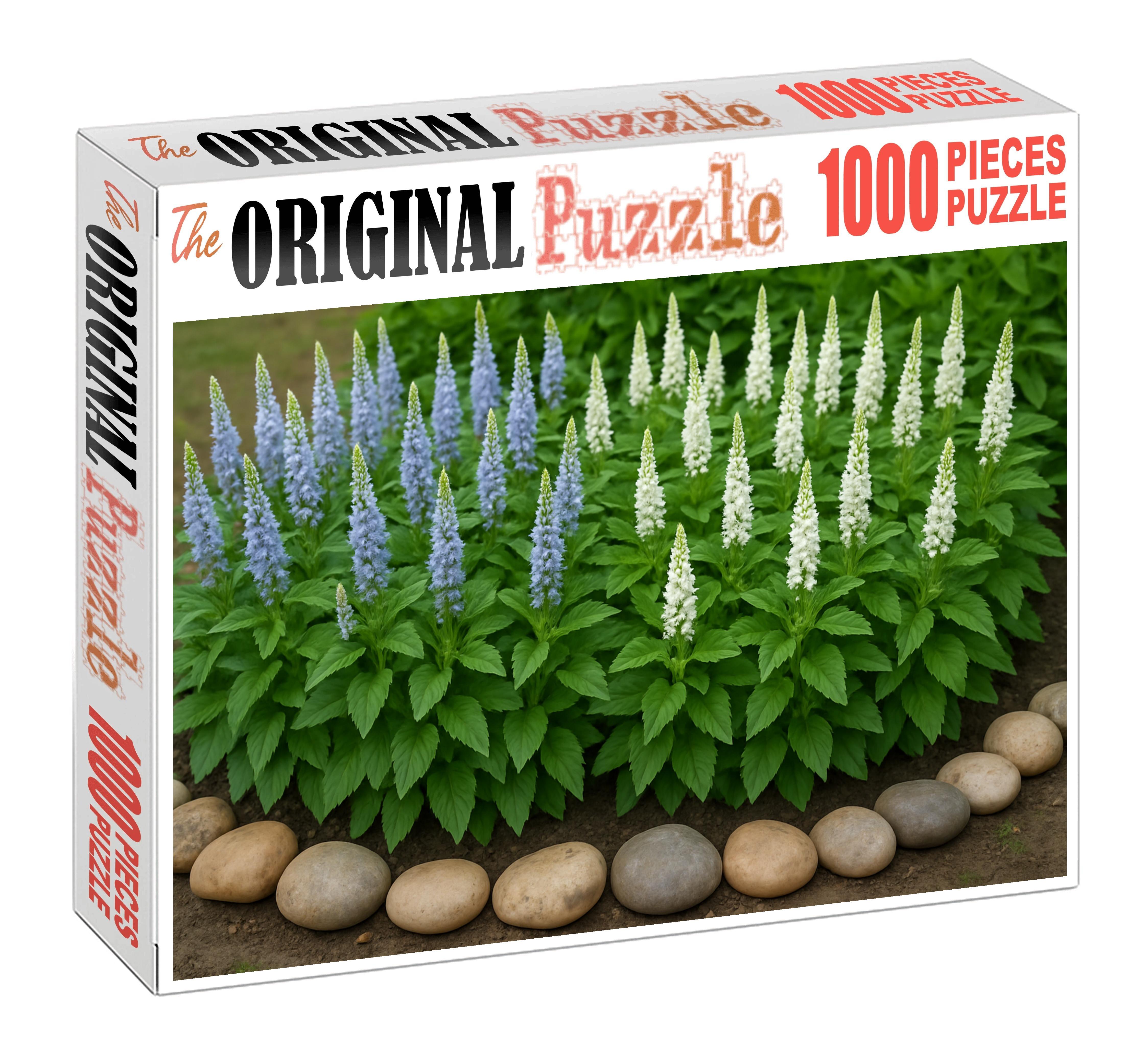 Serene Herb Garden Border Puzzle Collection