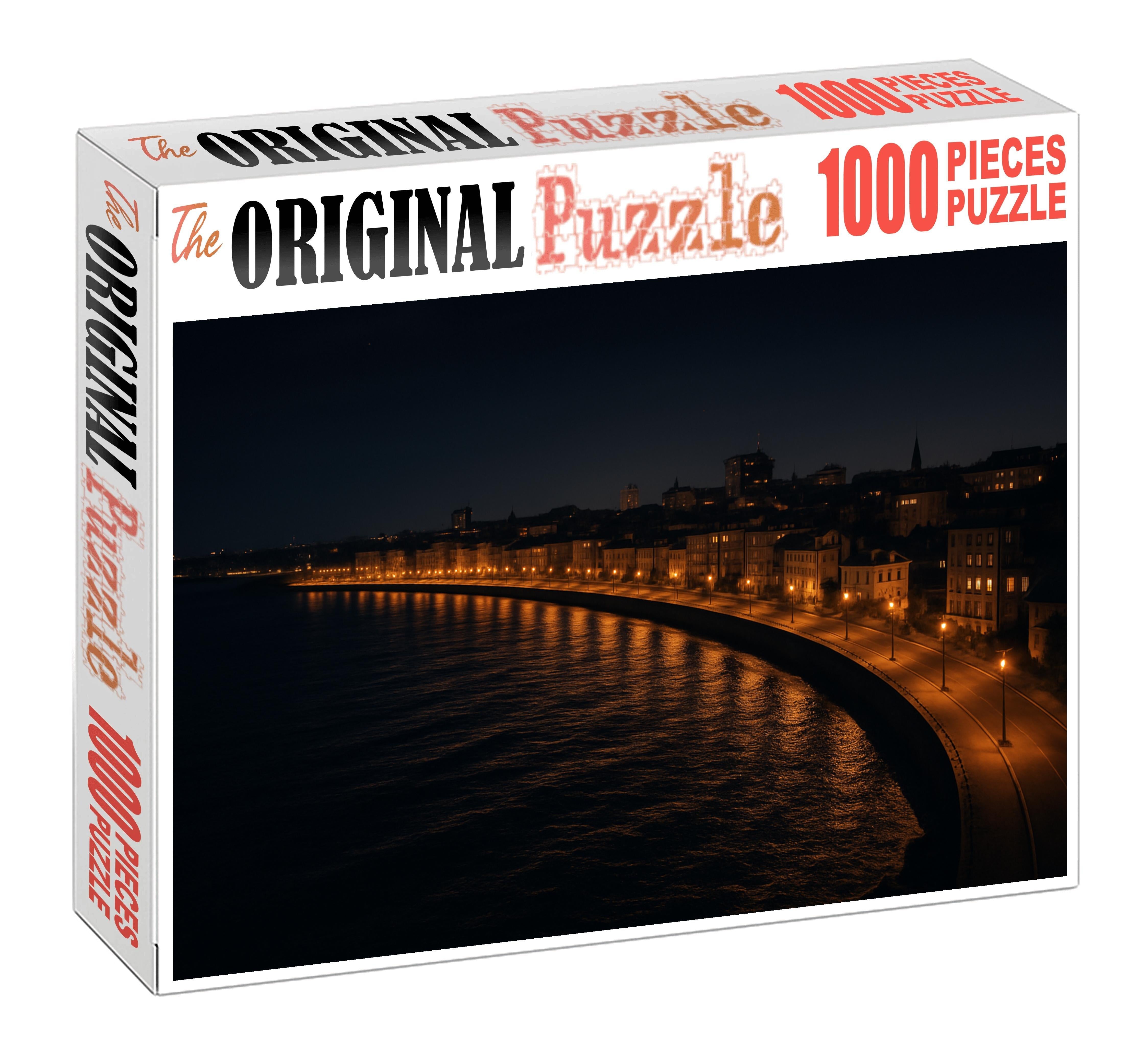 Mumbai Marine Drive Skyline The Queens Necklace Coastline Lined With Colonial And Contemporary High-rises Puzzle For Kids