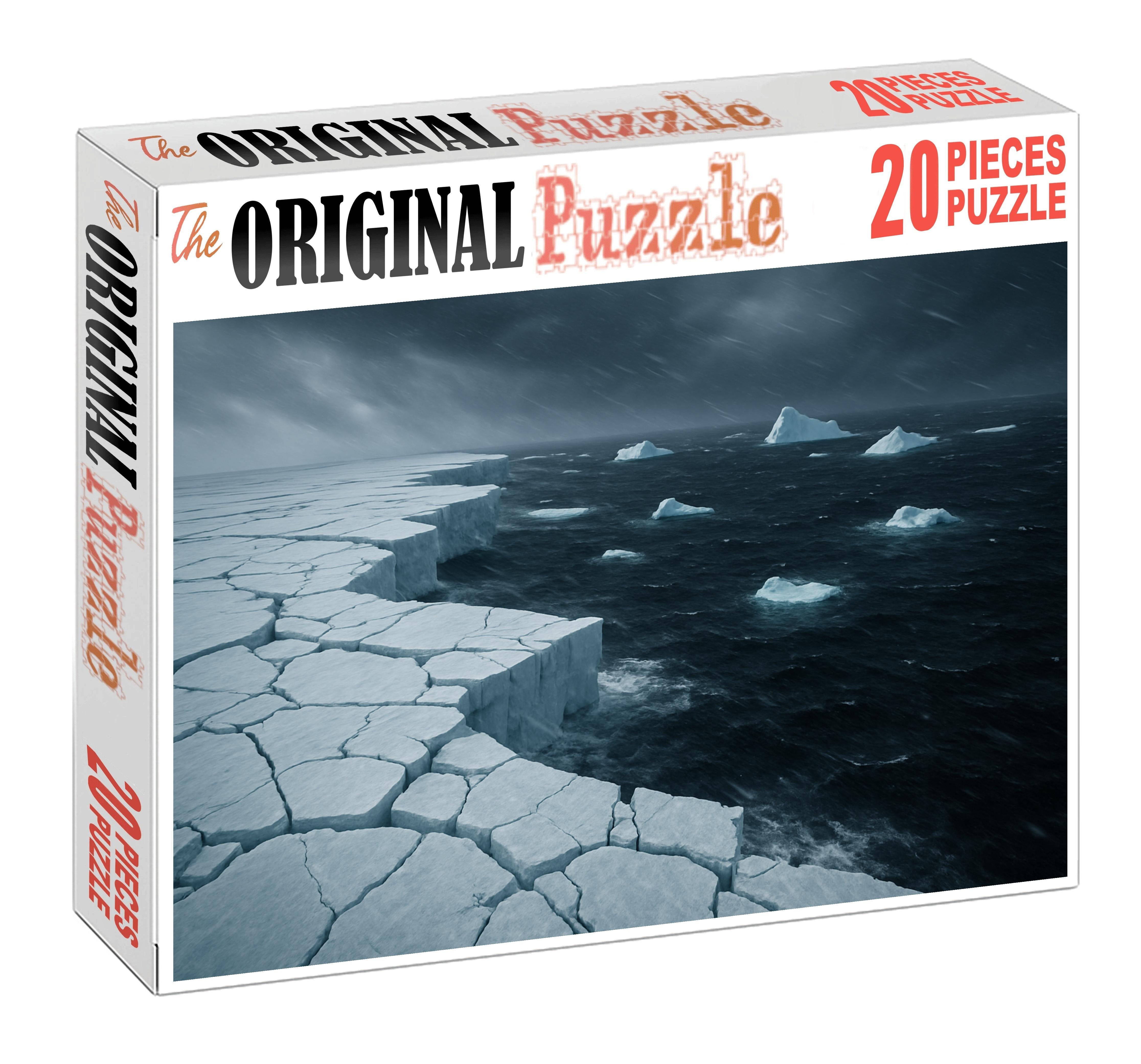 Frozen Ice Shelf Edge 500 Piece Puzzle