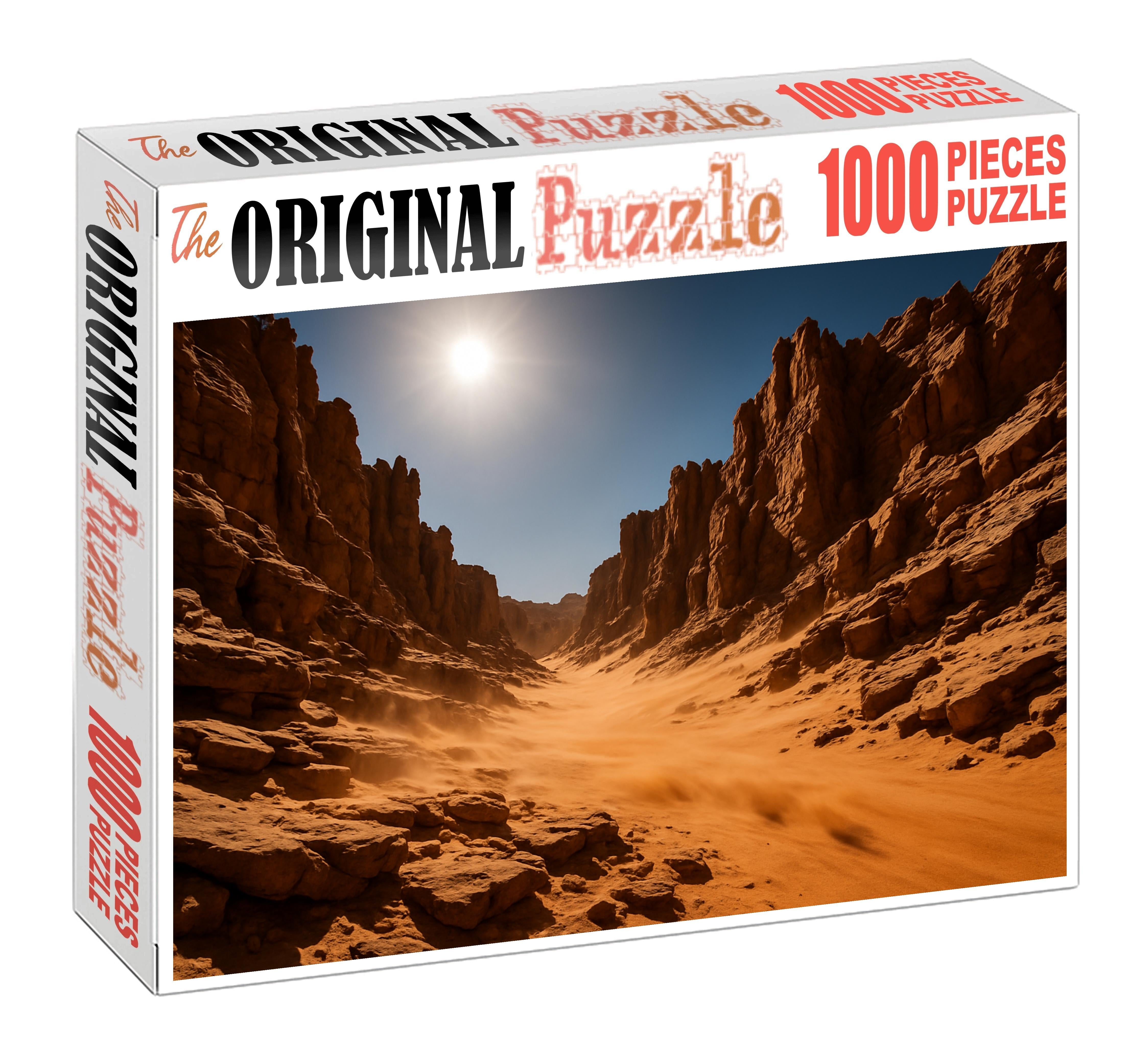 Rustfire Plateau Rugged Sandstone Edges And Wind-swept Slopes 500 Piece Puzzle