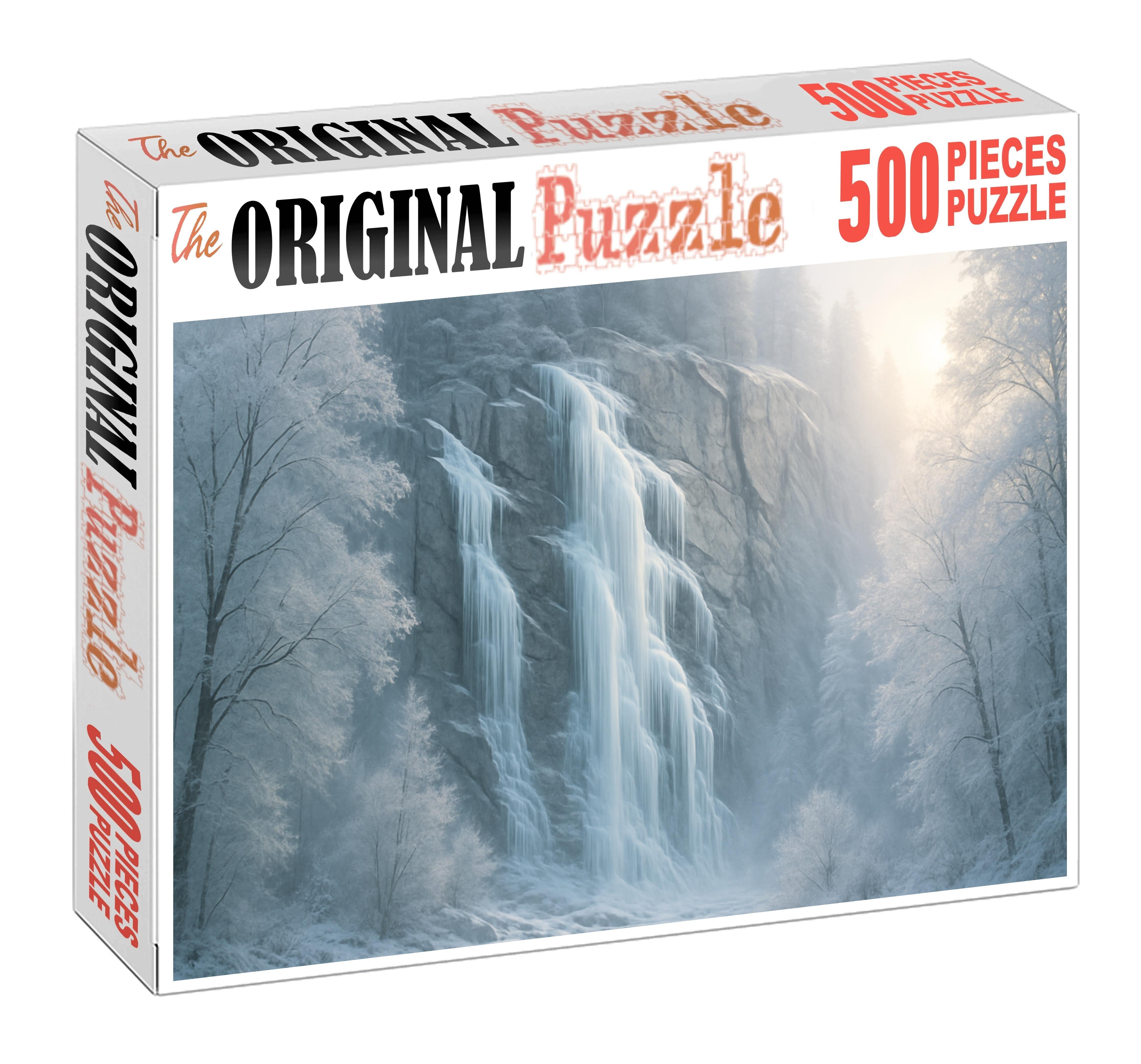 Frozen Lace Drop Large Format Puzzle