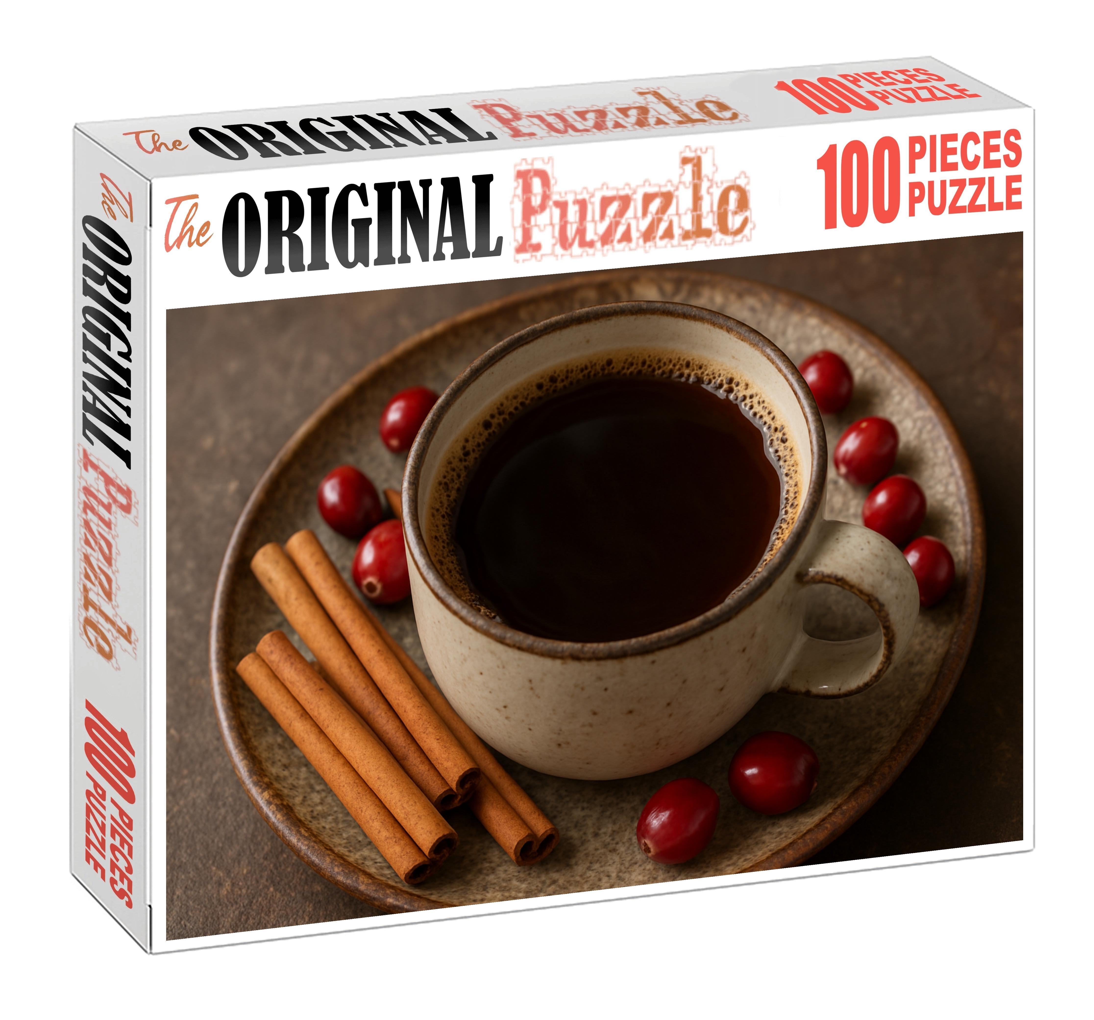 Cinder Trail Medium Roast Coffee Blend Highlighting Red Fruit And Spiced Cinnamon 50 Piece Puzzle