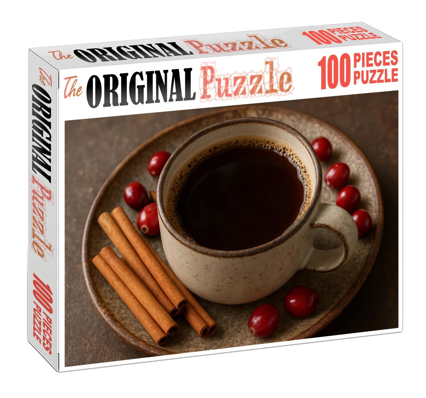 Cinder Trail Medium Roast Coffee Blend Highlighting Red Fruit And Spiced Cinnamon 50 Piece Puzzle
