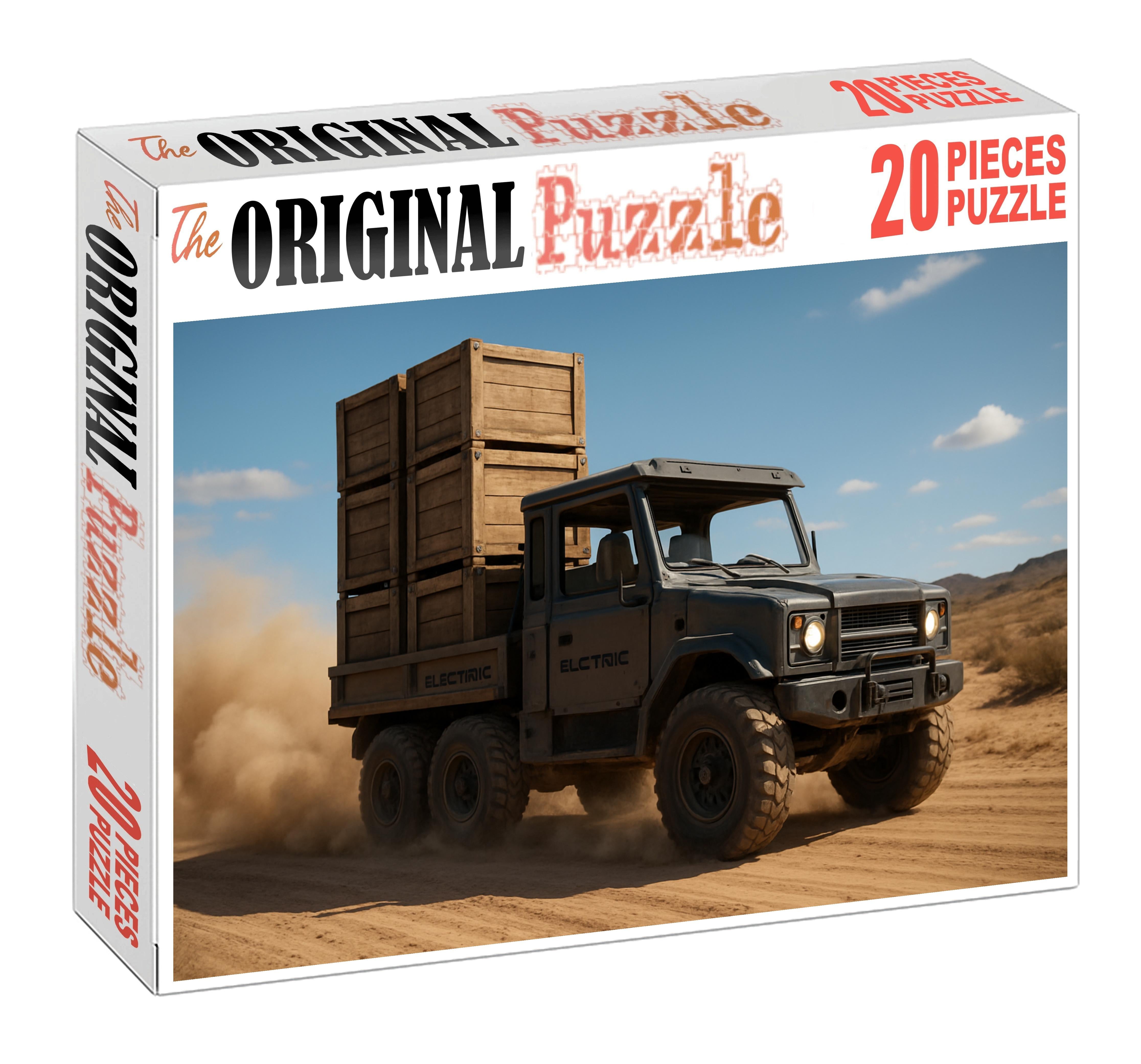 All-terrain Electric Cargo Rover Puzzle For Kids