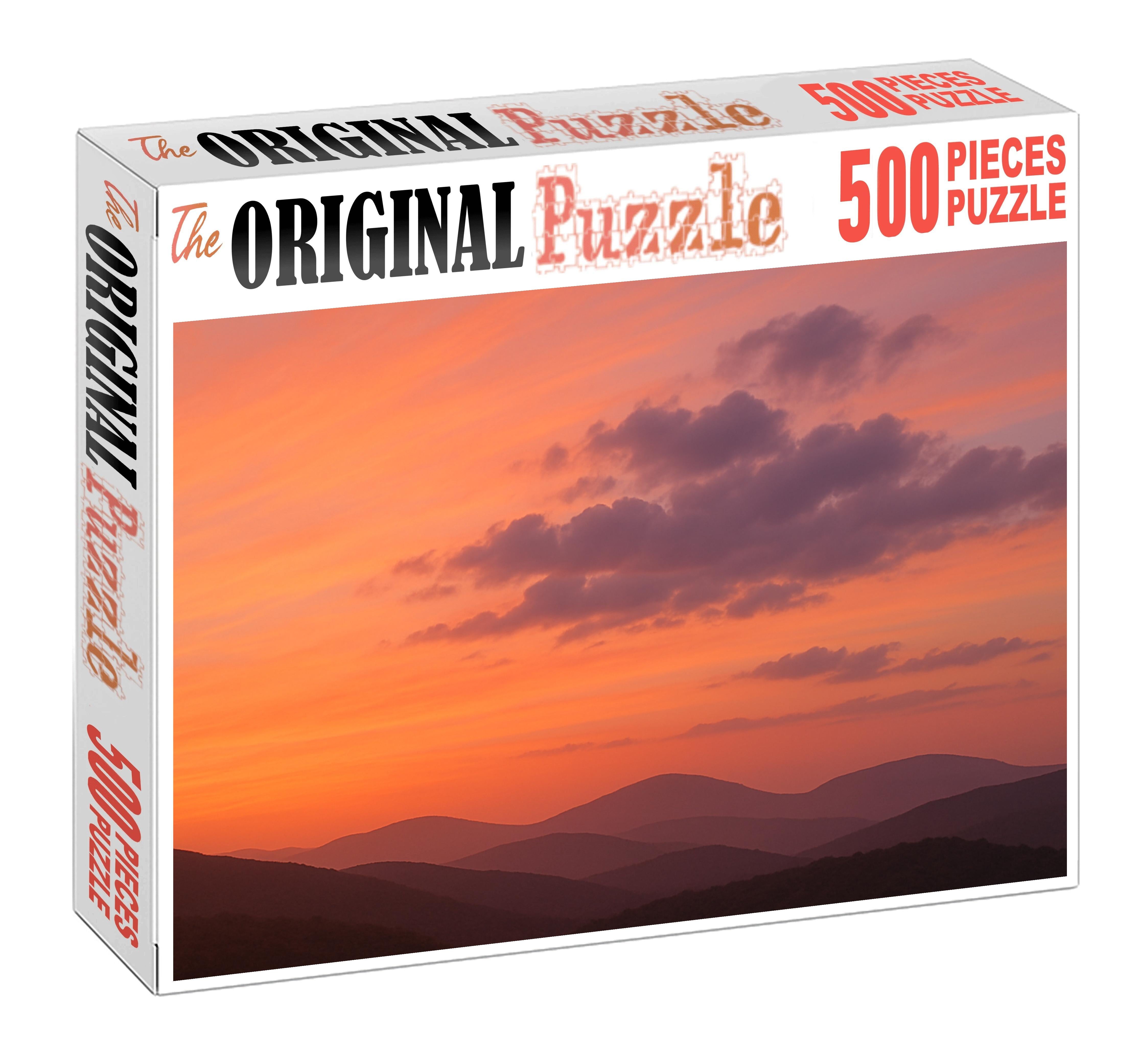 Peach Horizon Glow 200 Piece Puzzle