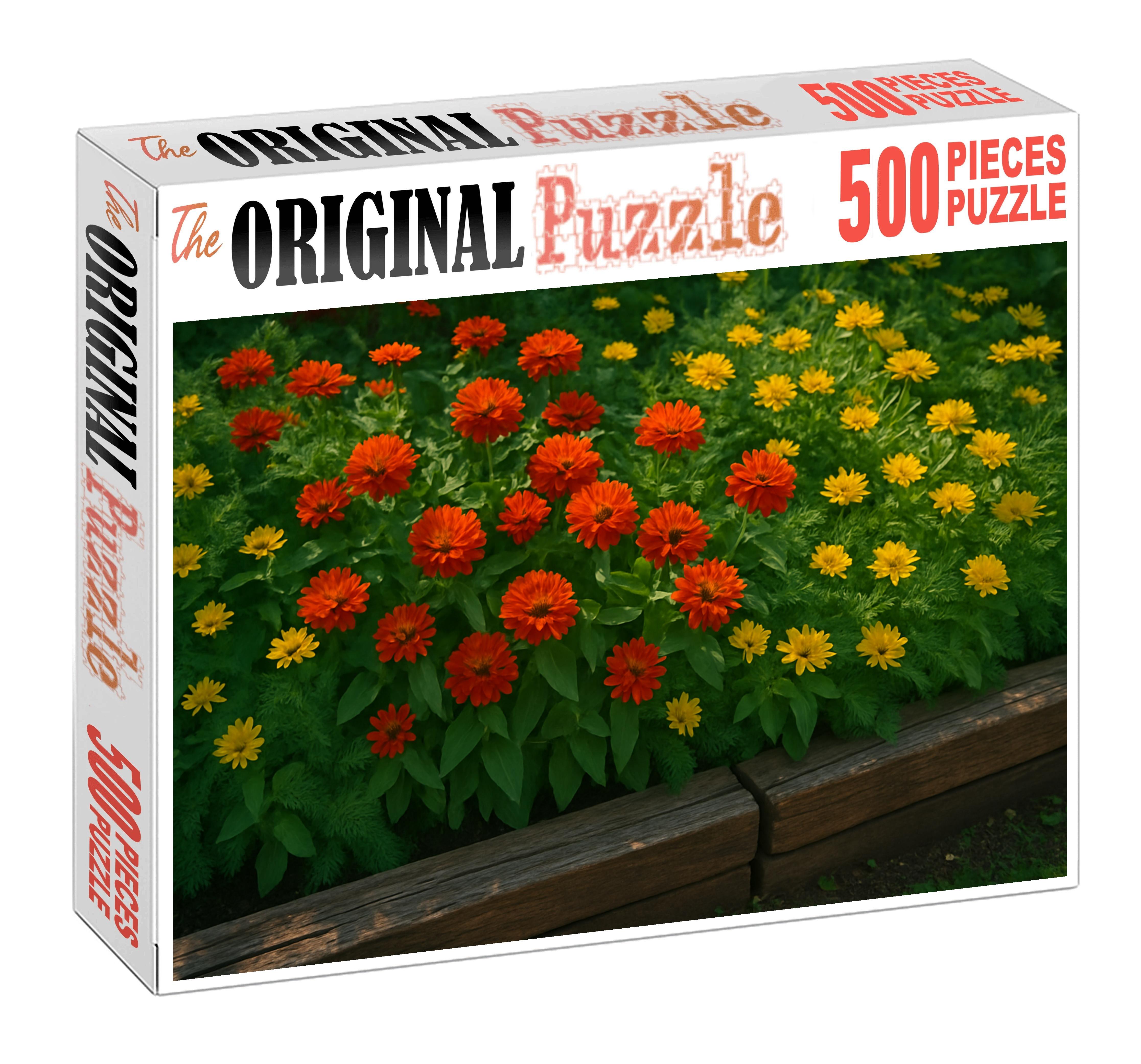 Sunset Serenade Garden Bed Puzzle For Adults