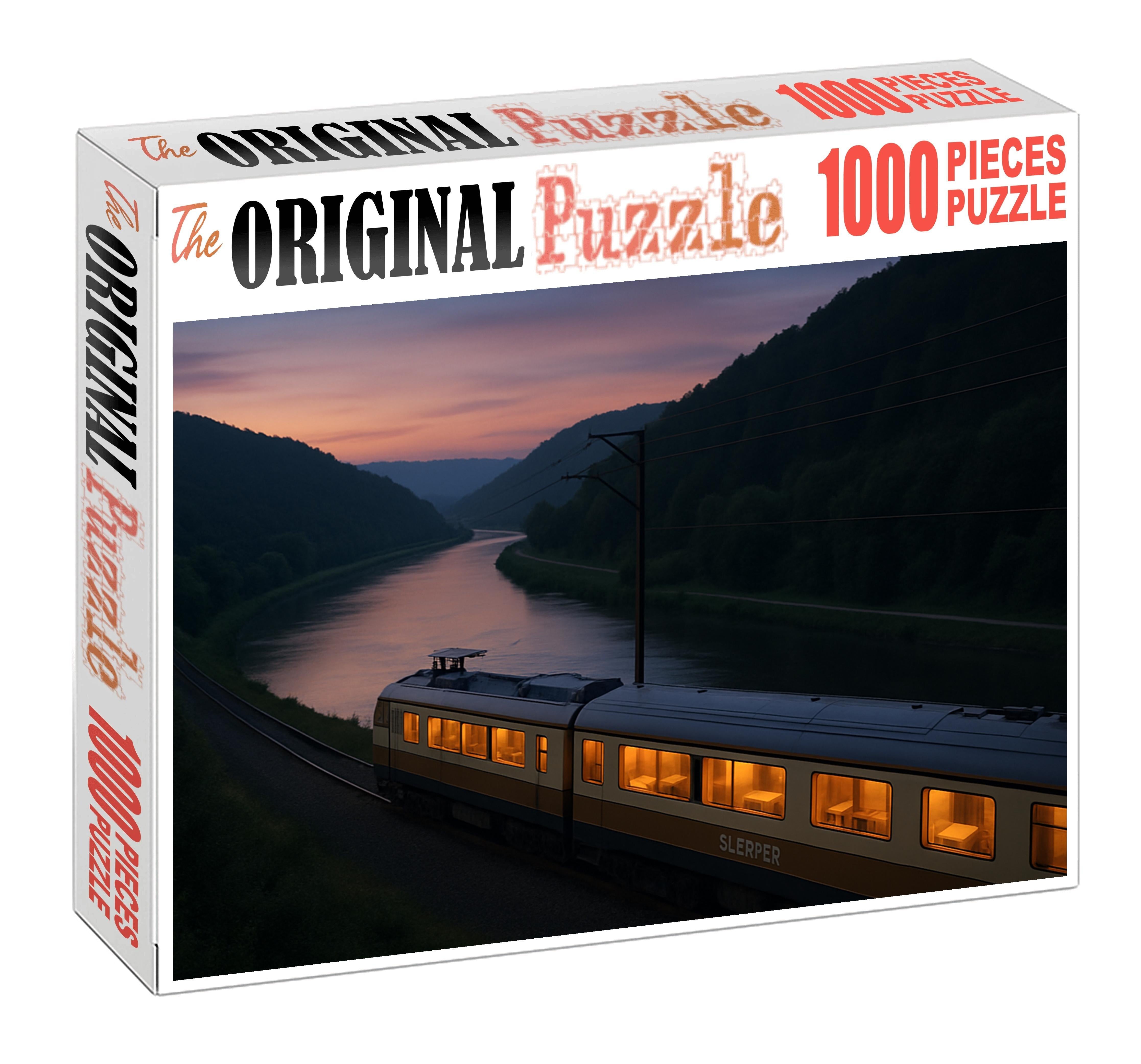 Golden Twilight Sleeper Express Mini Puzzle