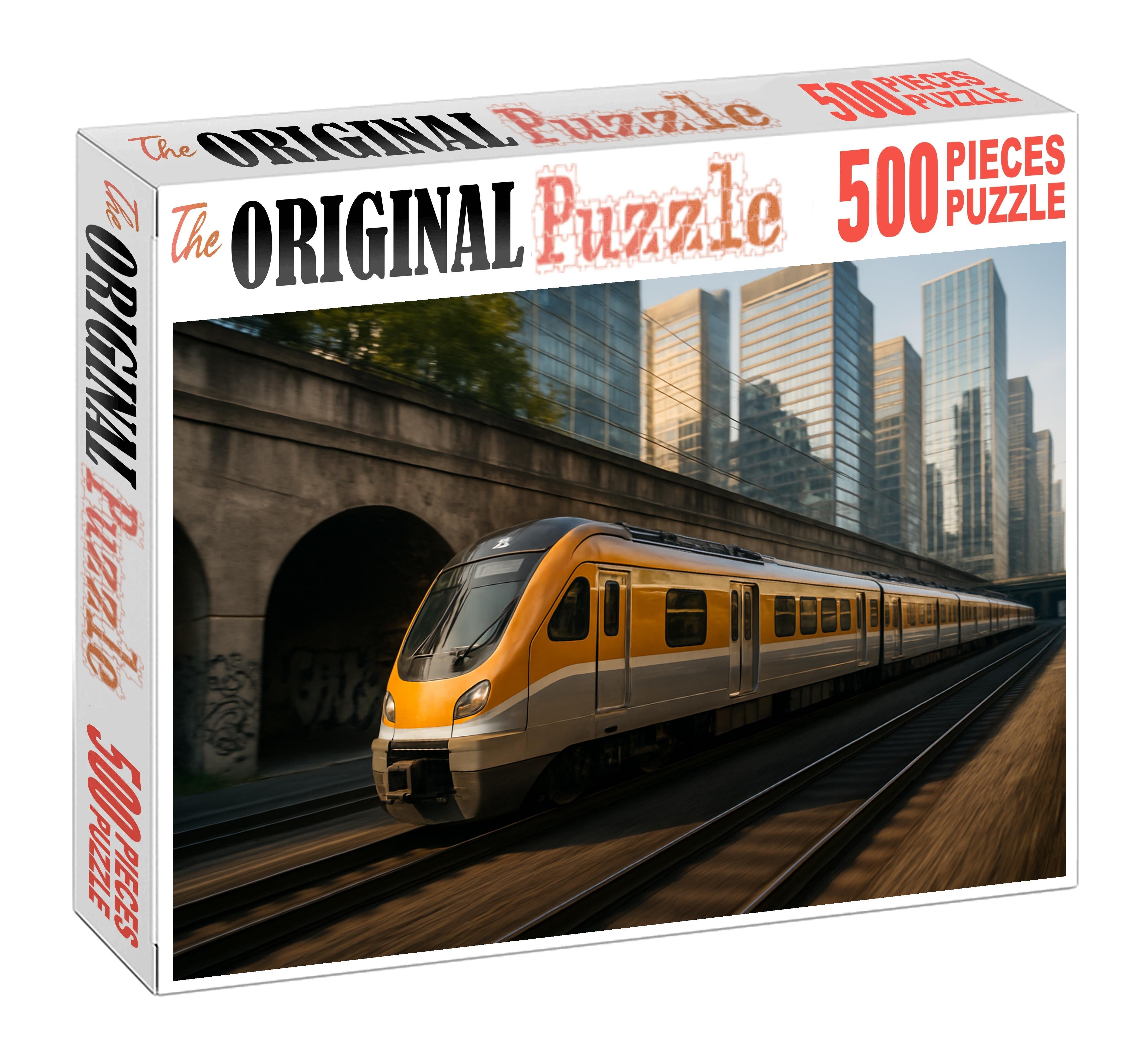 Amber City Commuter Emu Large Format Puzzle
