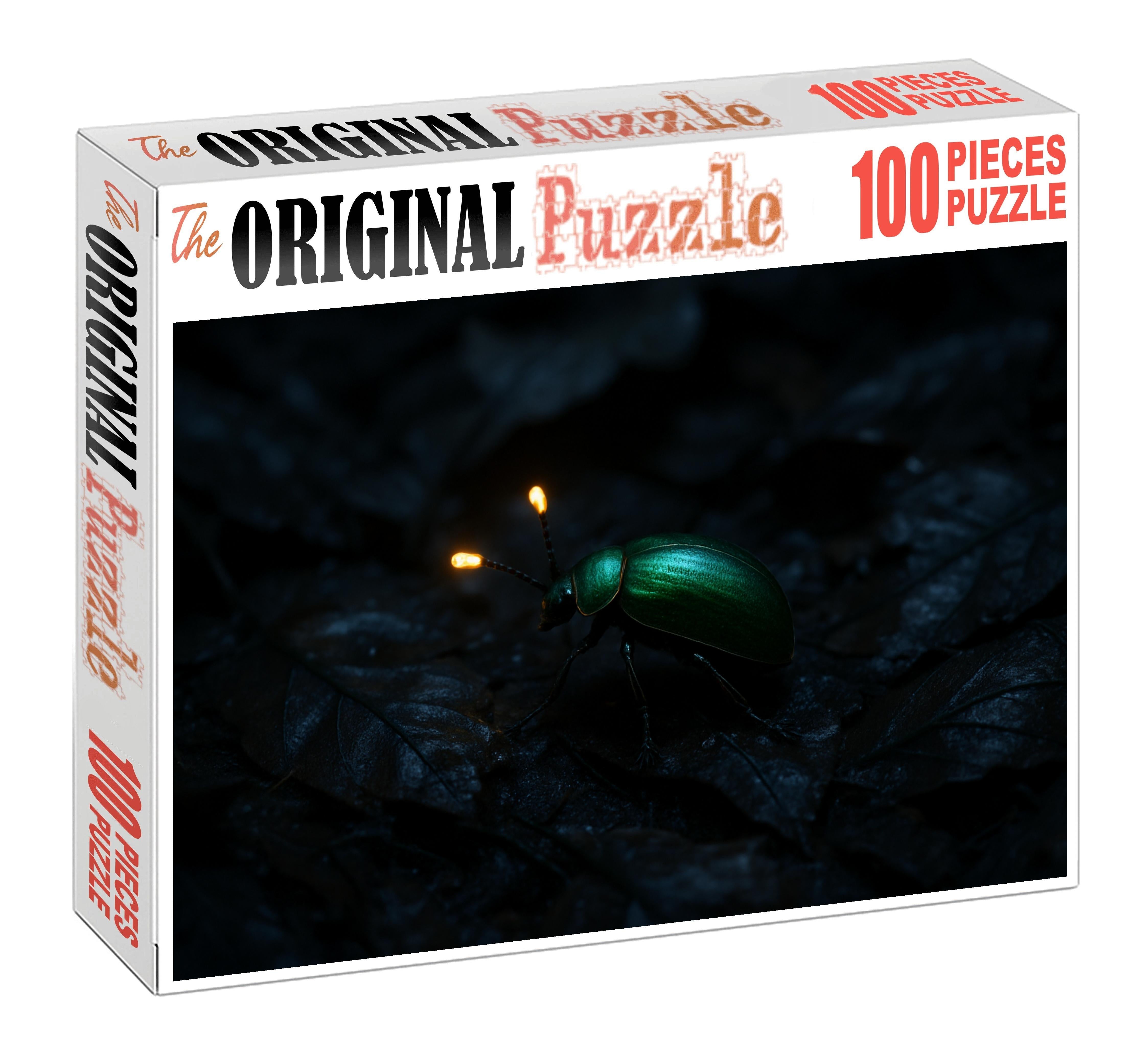 Topaz-tipped Antennae Beetle Nocturnal Forager With Jewel-like Sensory Organs Puzzle Collection