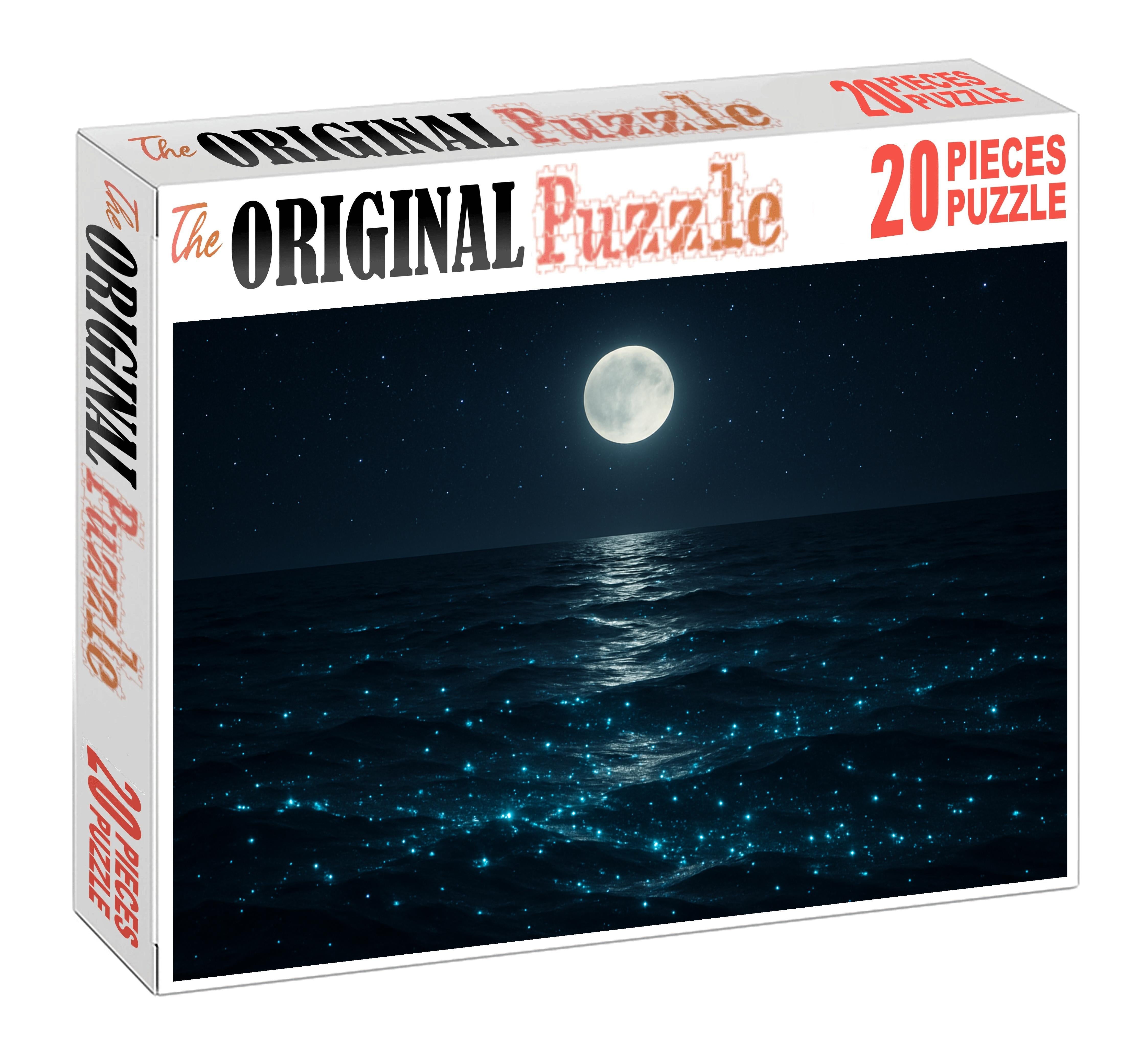 Moonlit Bioluminescent Drift 300 Piece Puzzle