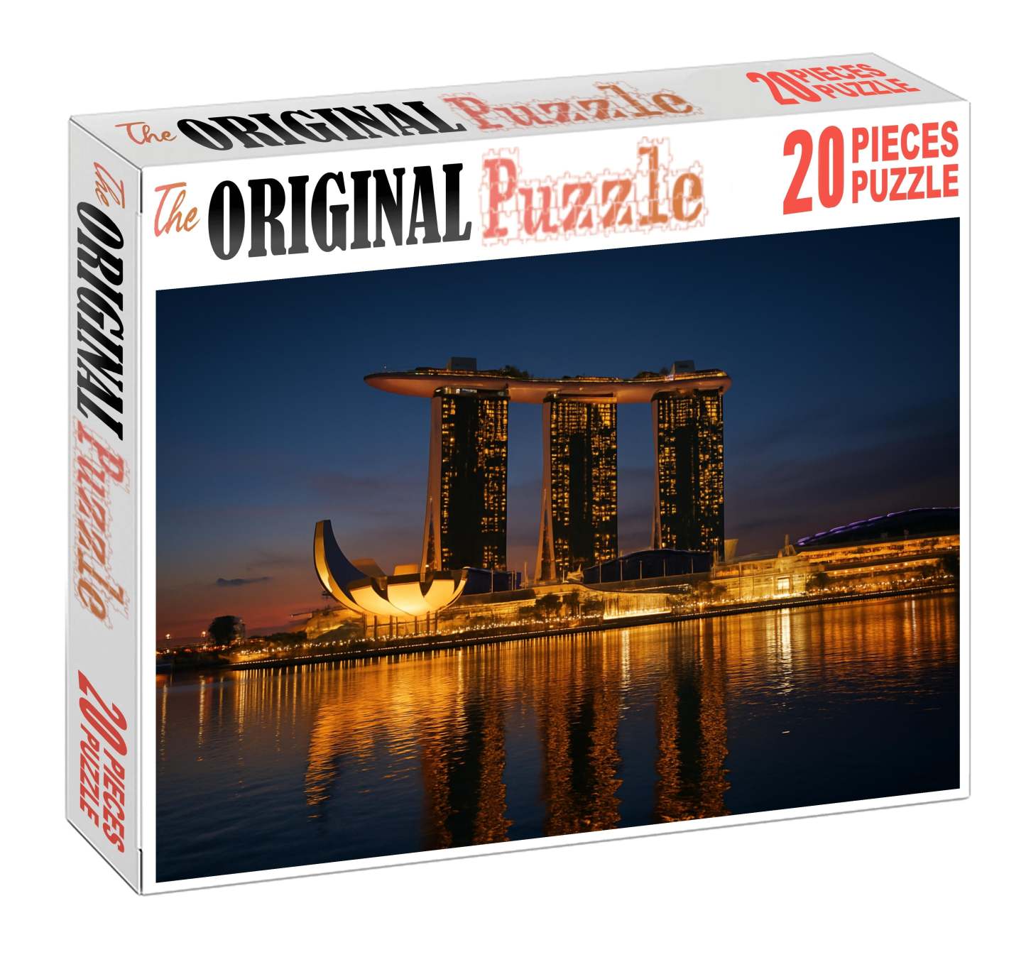 The Marina Bay Sands Singapore Recognized By 6450 Globally For Its Futuristic Hotel And Sky Park Design Unique Puzzle Design