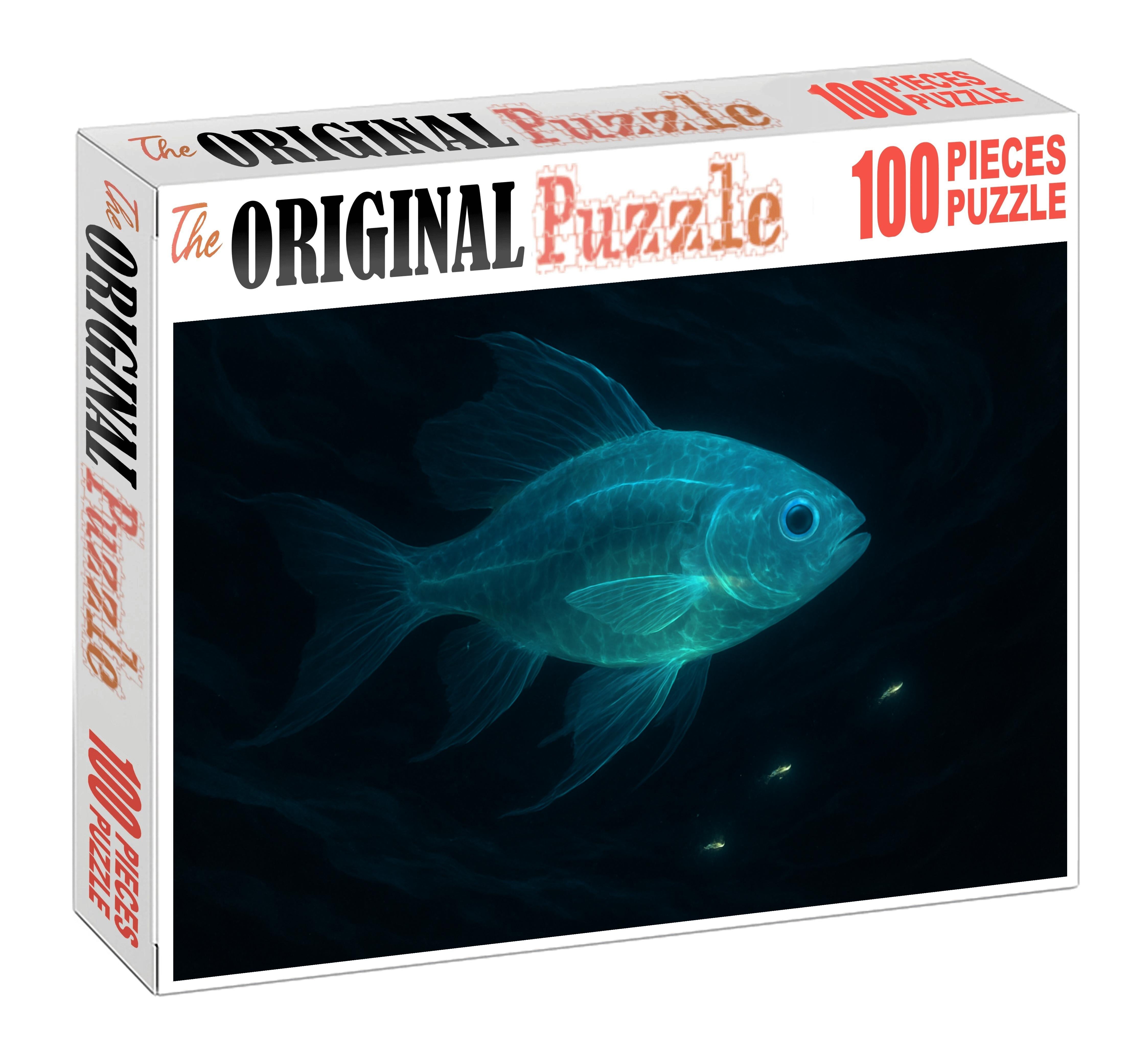 Celestial Lanternfish Deep-water Glowspinner With Transparent Scales Puzzle For Adults