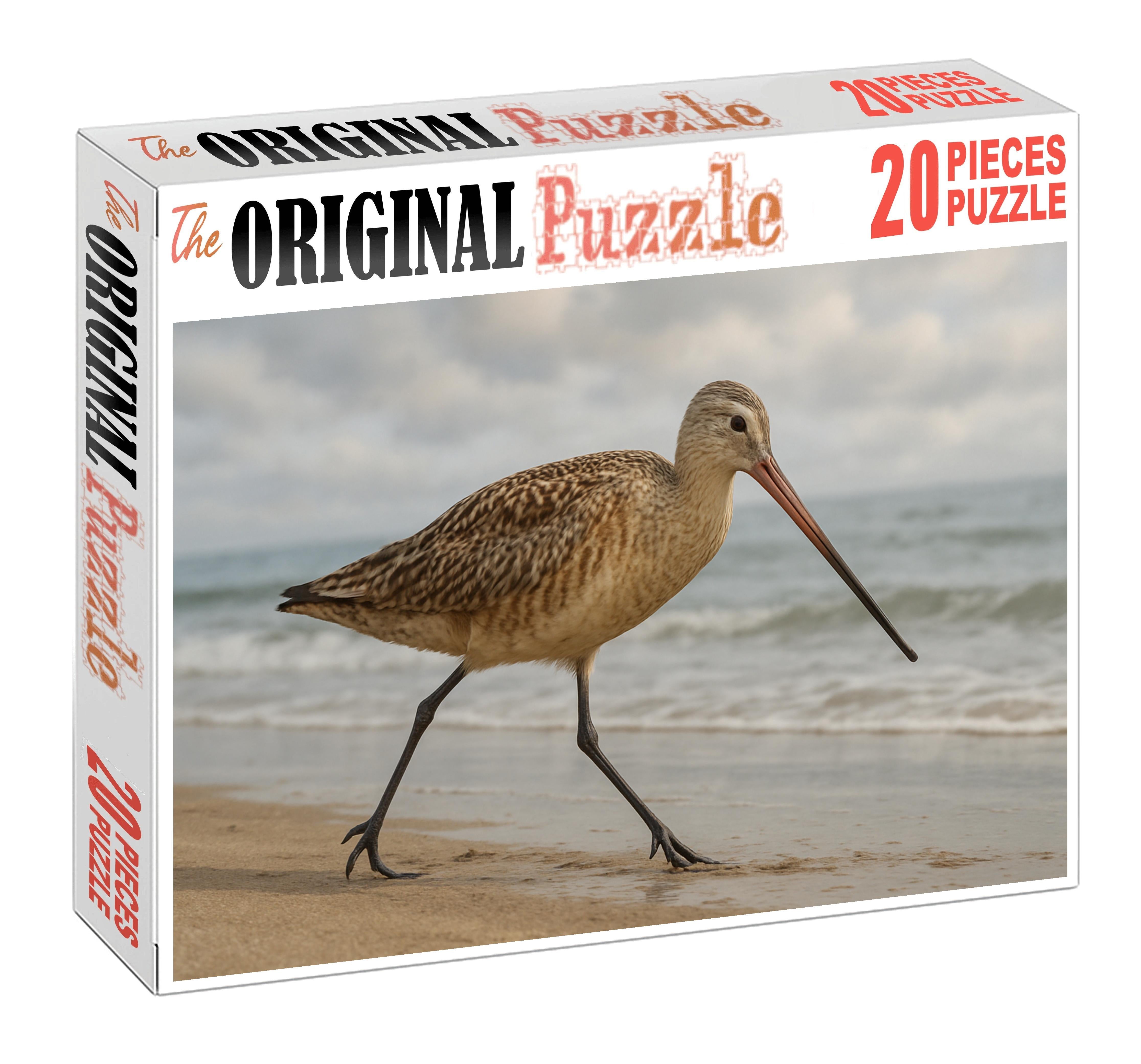 Marbled Godwit Graceful Long-distance Forager Puzzle For Kids