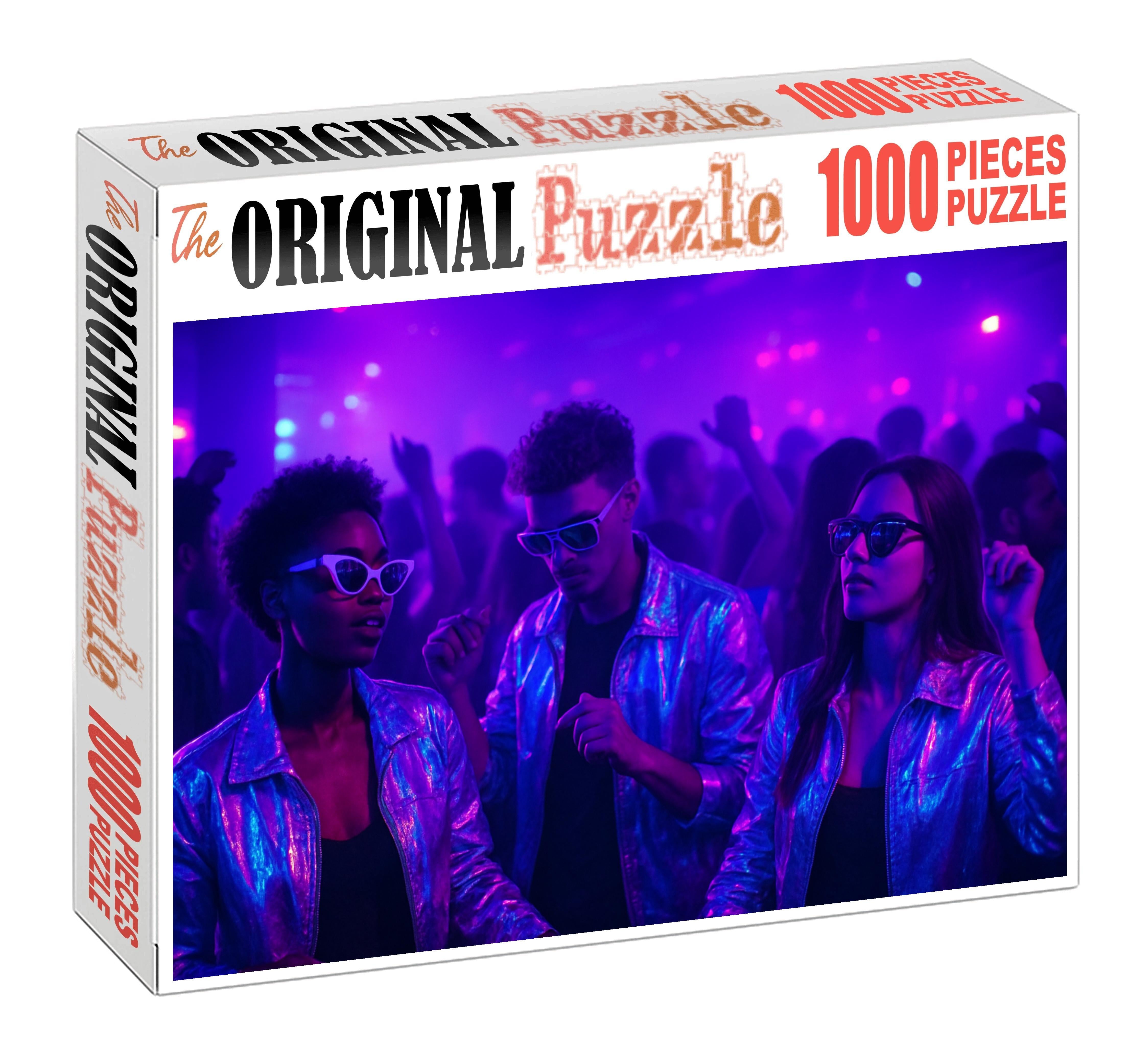 Synth-pop Neon Nights Retro Electronic Sound And Style Puzzle Fun