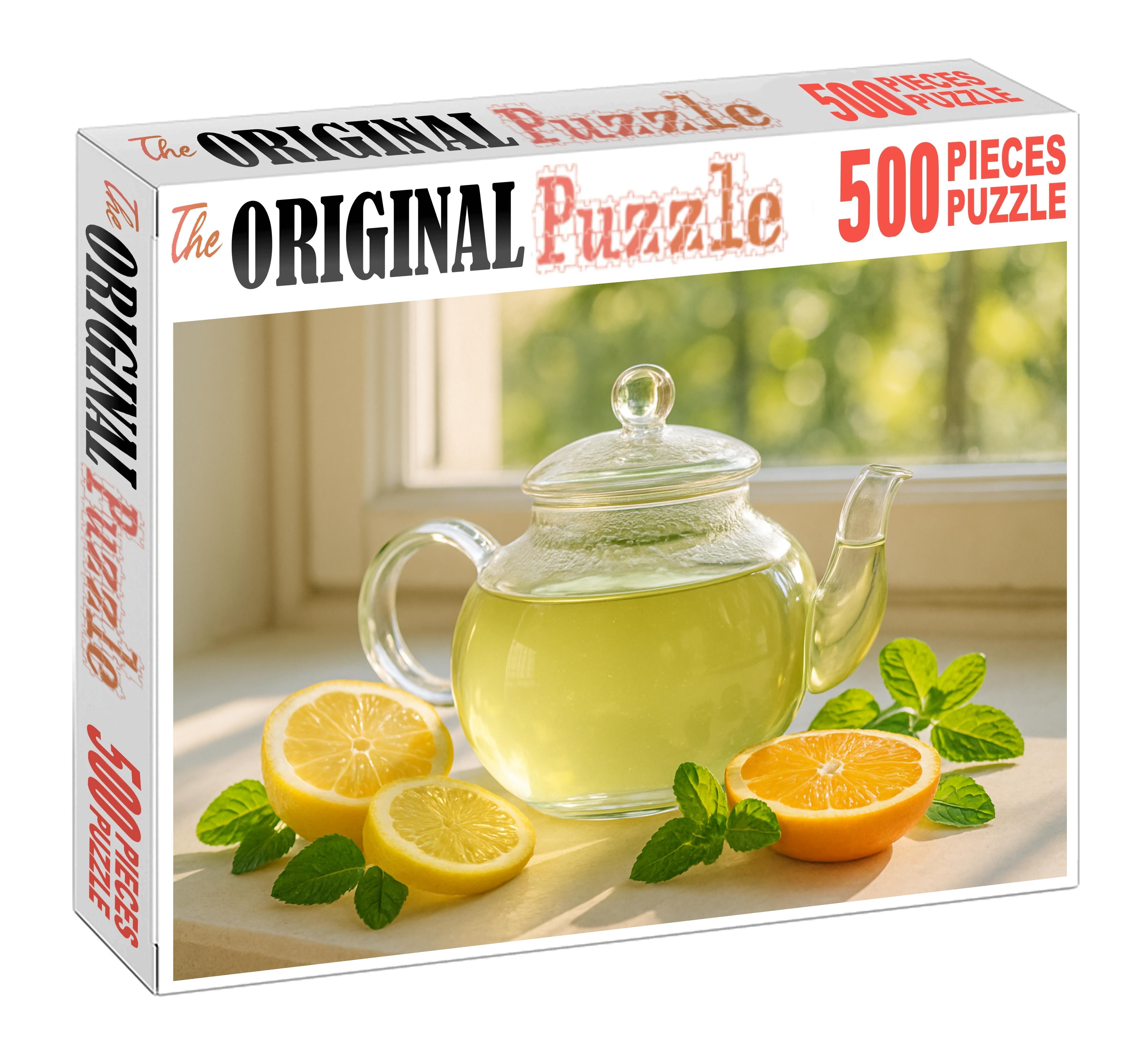 Citrus Garden Green Puzzle For Kids