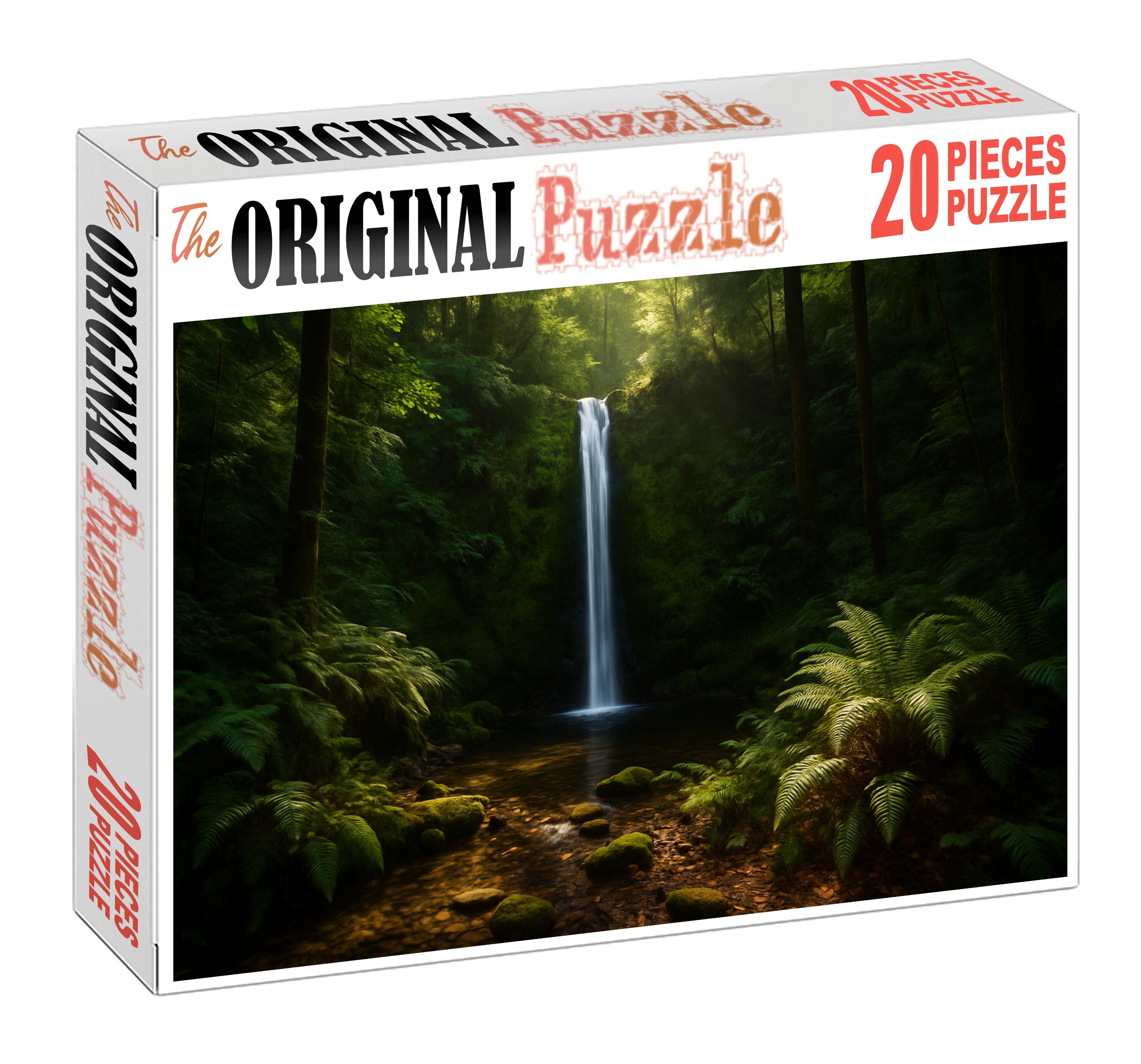Sun-dappled Forest Drop Large Format Puzzle