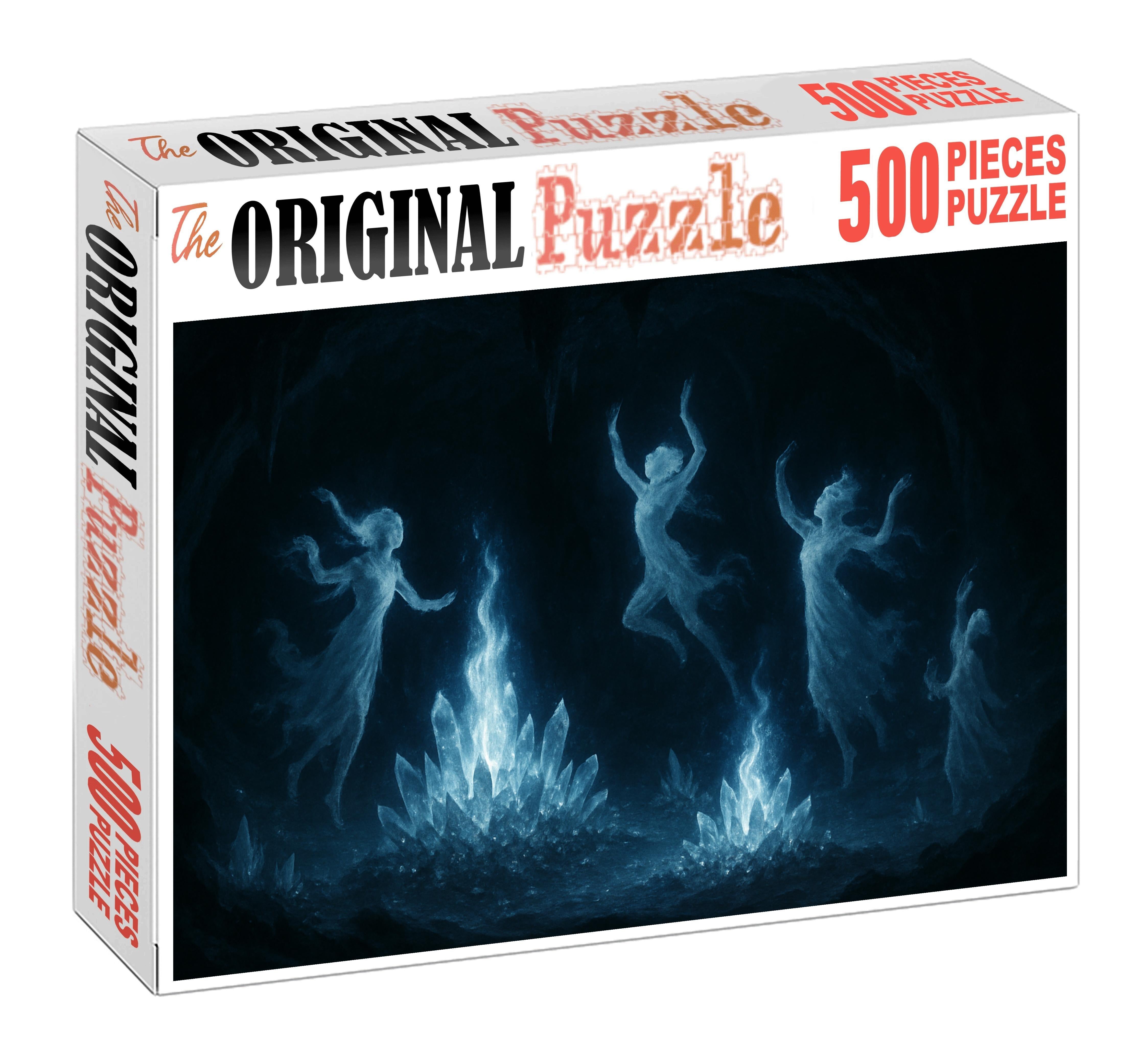 The Cavern Of Frozen Flames 300 Piece Puzzle