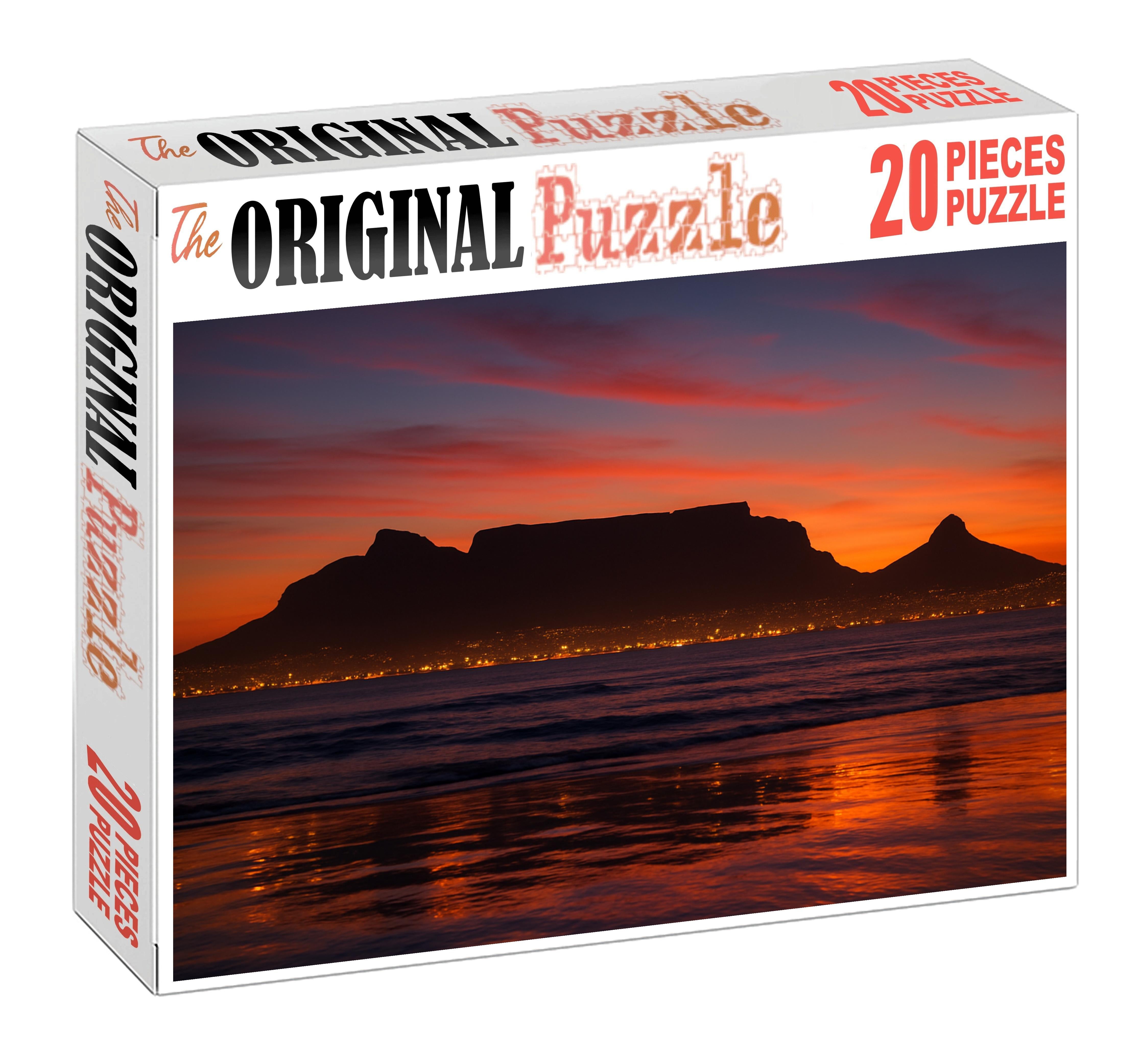Cape Town Waterfront Skyline Natural Majesty Meets Urban Elegance 1000 Piece Puzzle