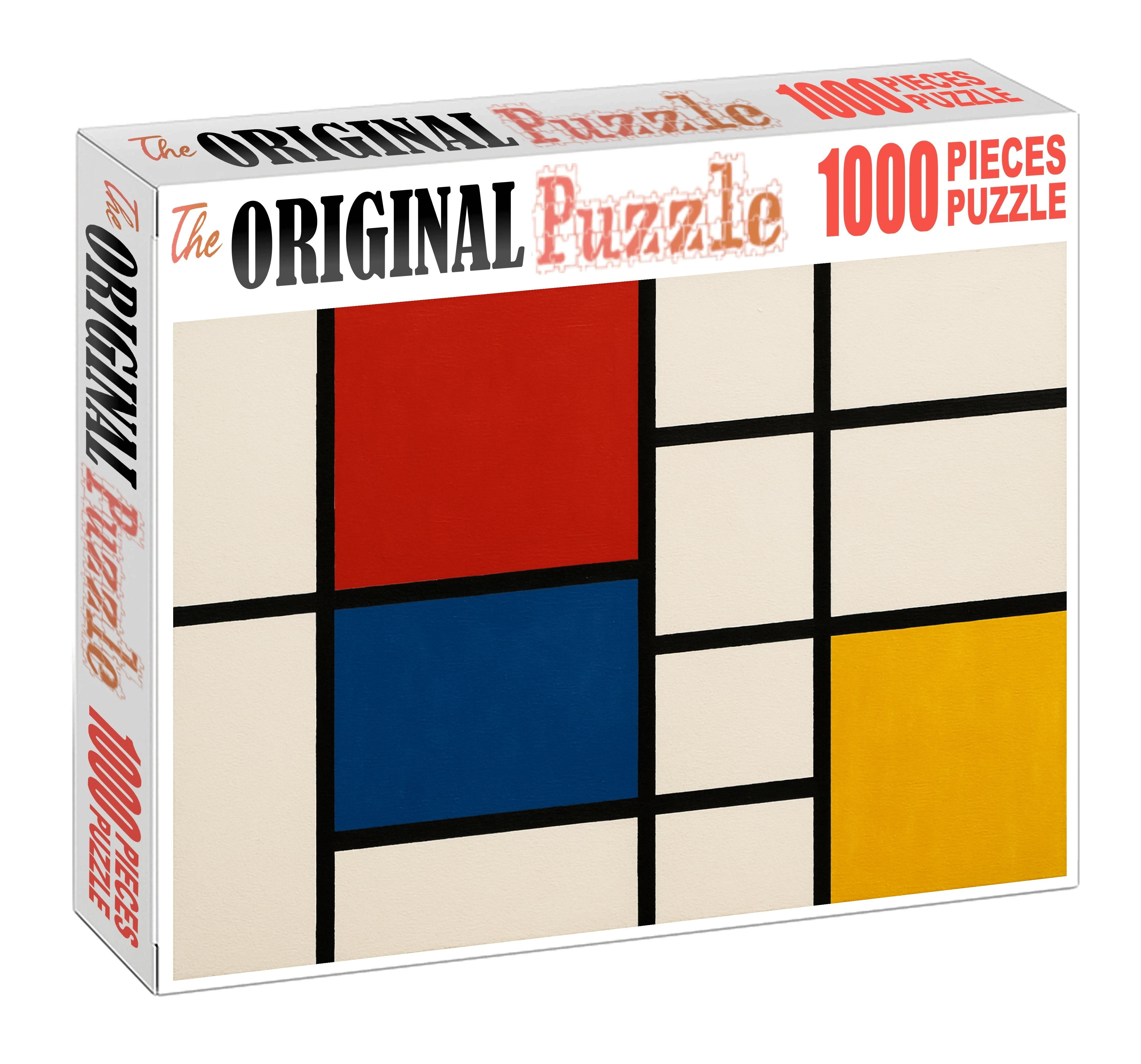 Composition With Red Blue And Yellow 200 Piece Puzzle